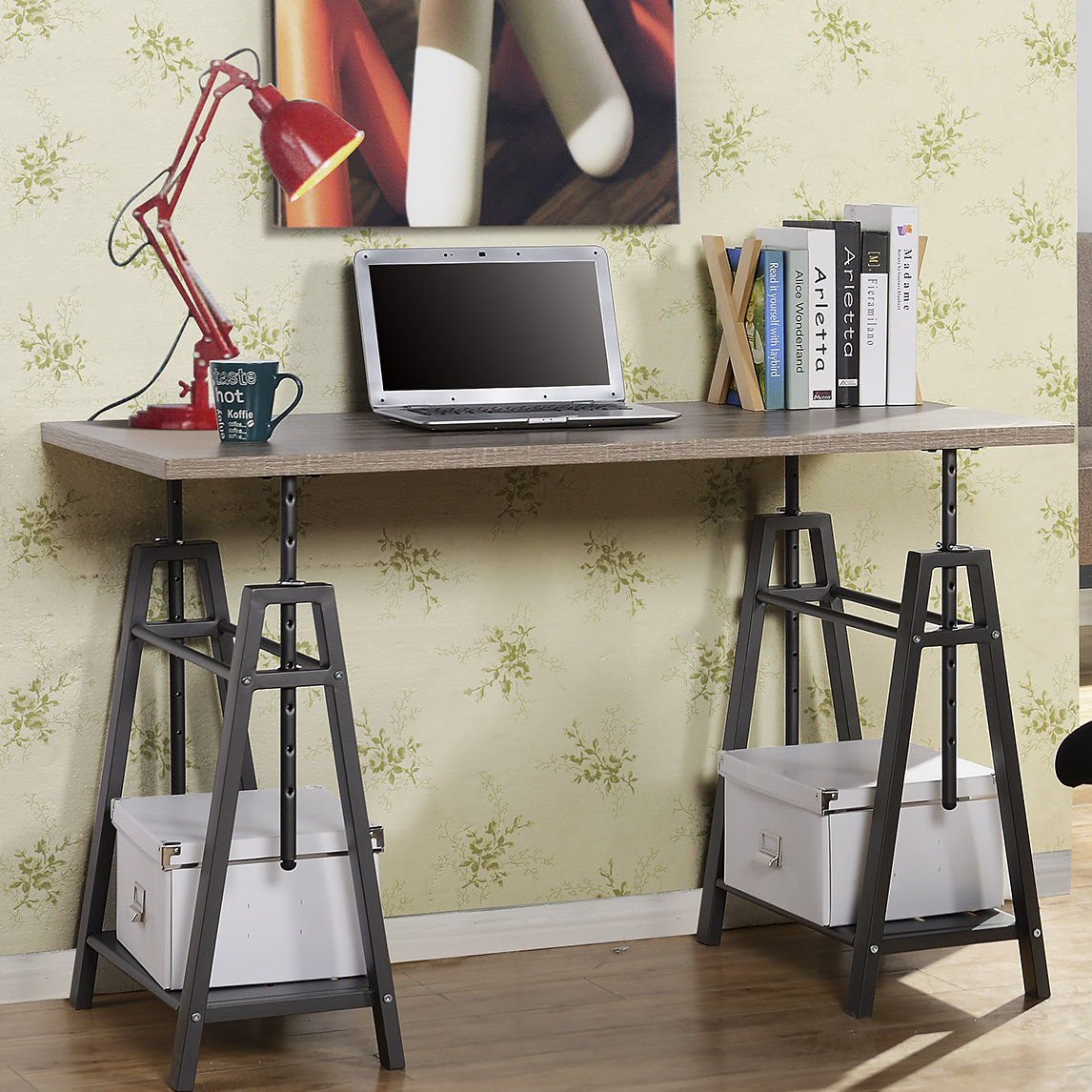Homestar Height Adjustable Writing Desk & Reviews Wayfair.ca