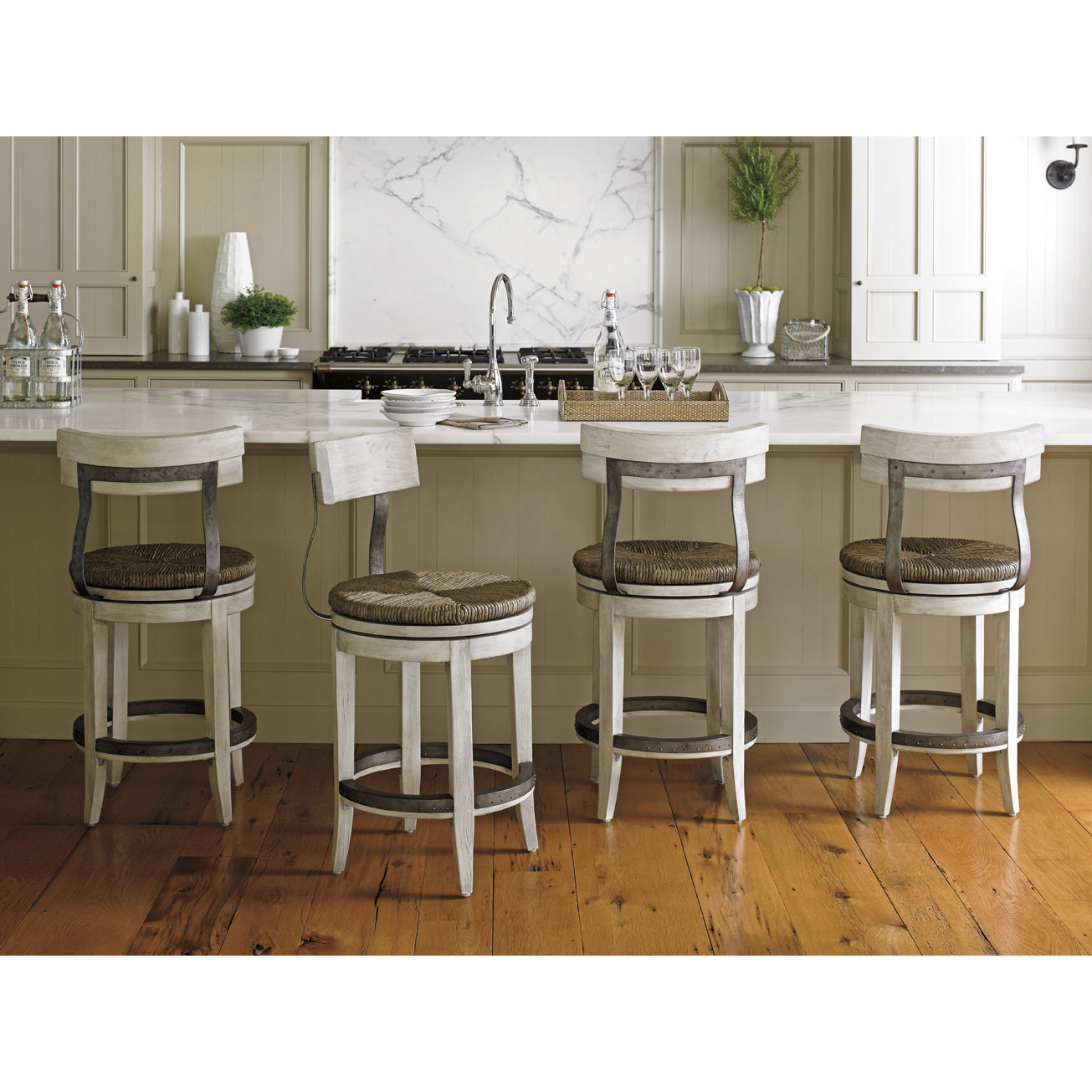 Lexington Oyster Bay 24" Swivel Bar Stool & Reviews Wayfair