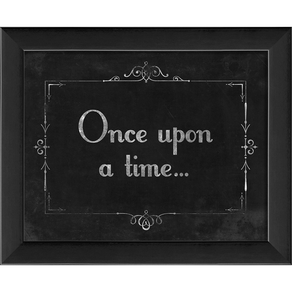 Silent Movie Once Upon a Time Framed Textual Art 91139