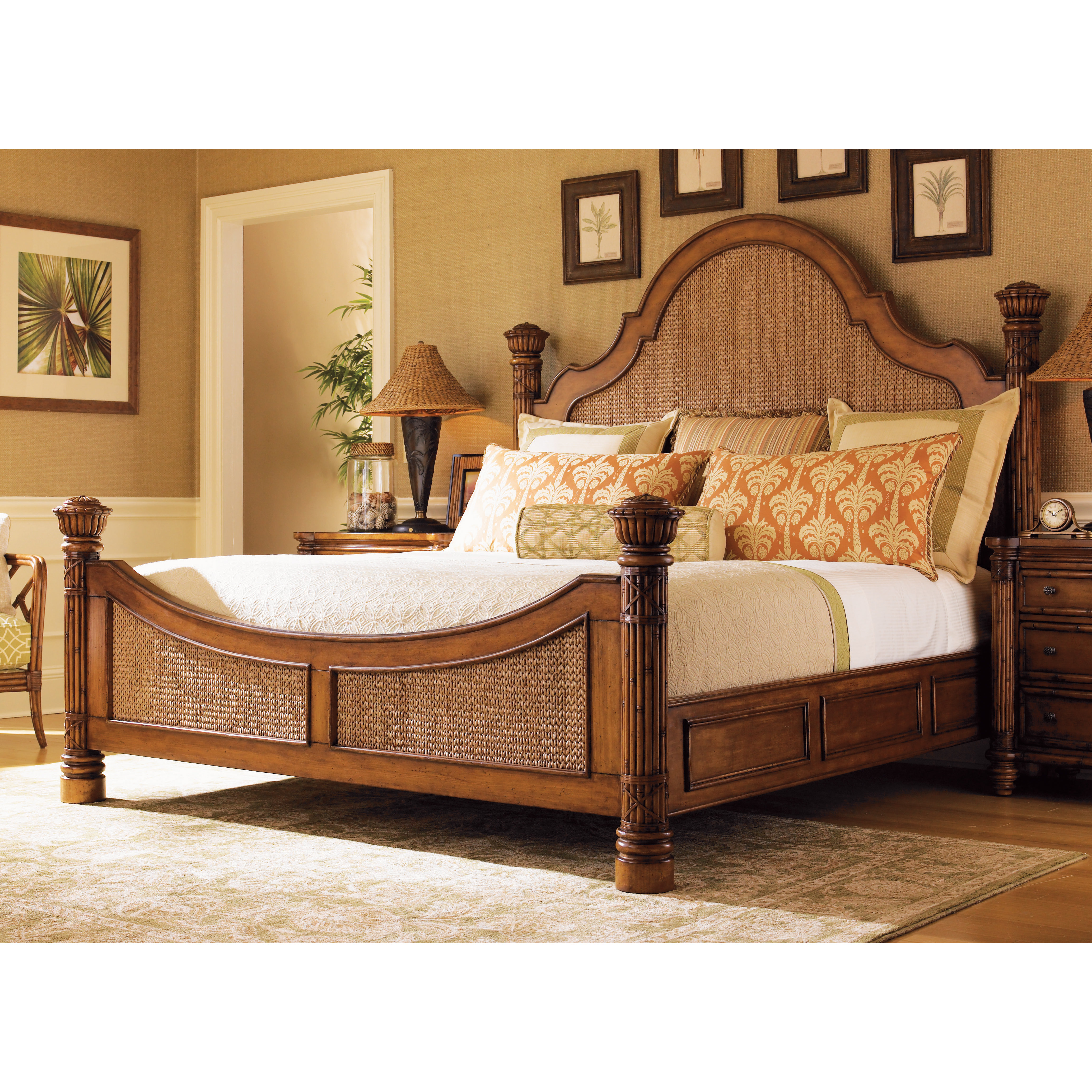 Tommy Bahama Home Island Estate Panel Customizable Bedroom Set   Island%2BEstate%2BRound%2BHill%2BHeadboard 