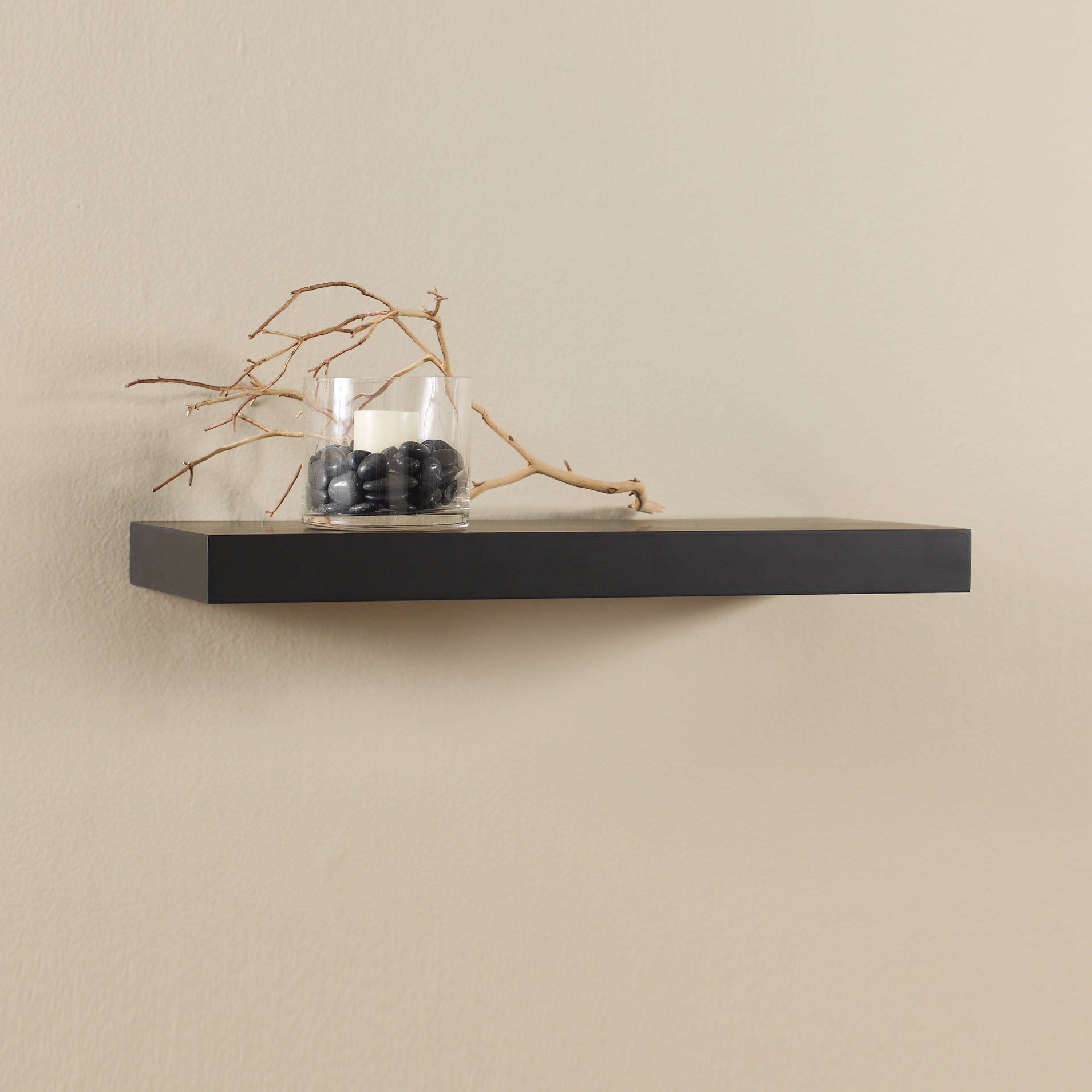 InPlace Shelving Chicago Bracketless Floating Shelf & Reviews Wayfair