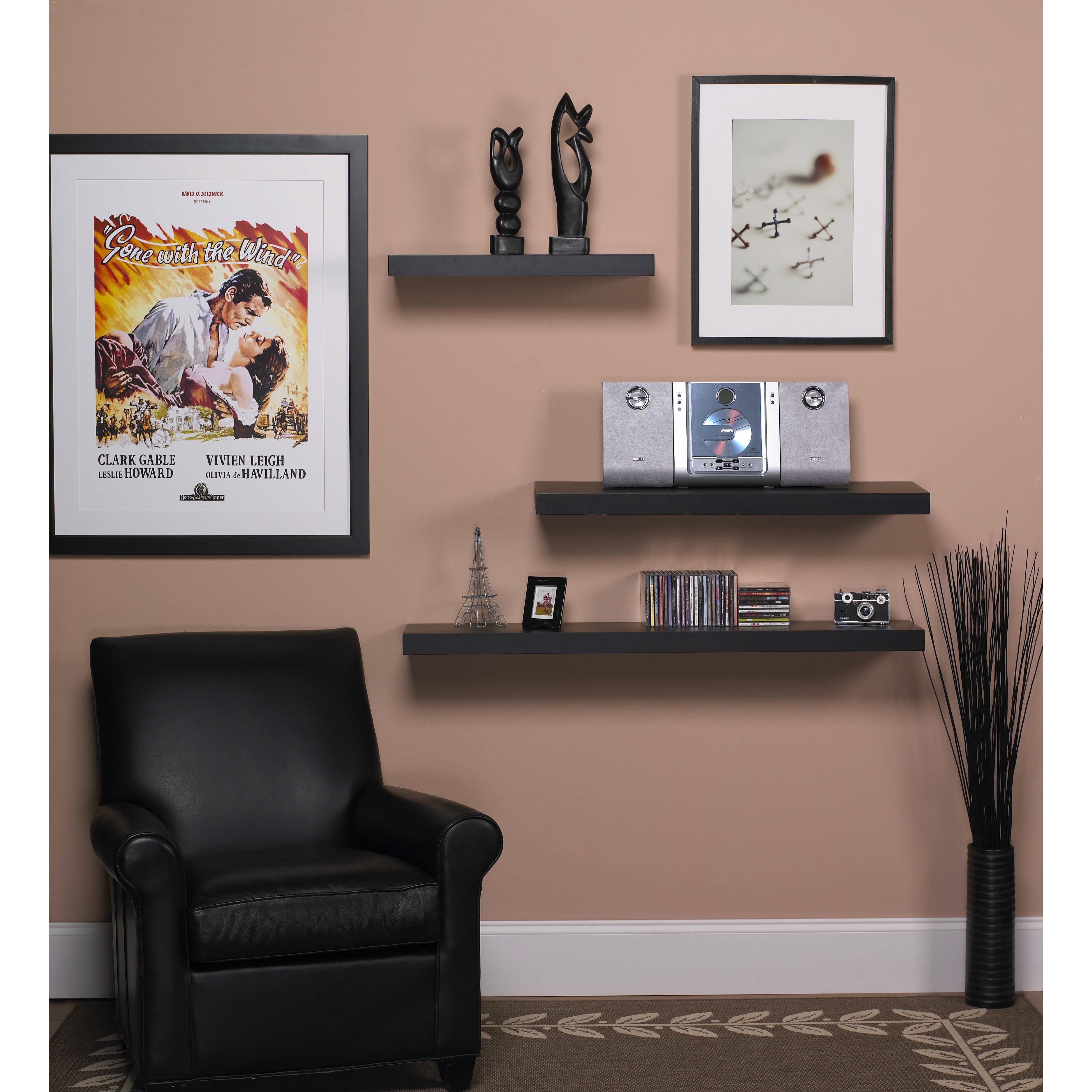 InPlace Shelving Chicago Bracketless Floating Shelf & Reviews Wayfair