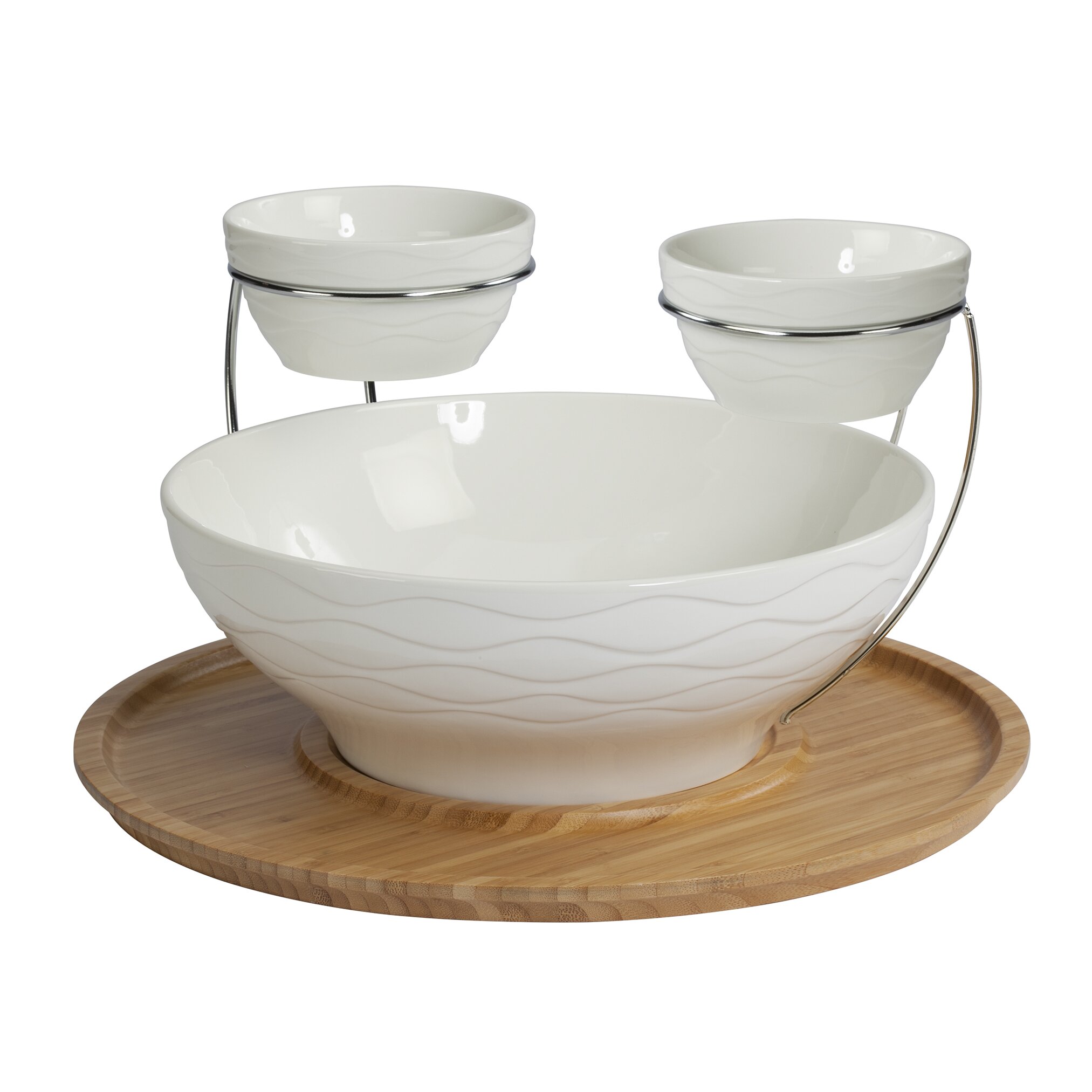 Creative Bath Wine And Dine Double Chip And Dip Tray & Reviews 