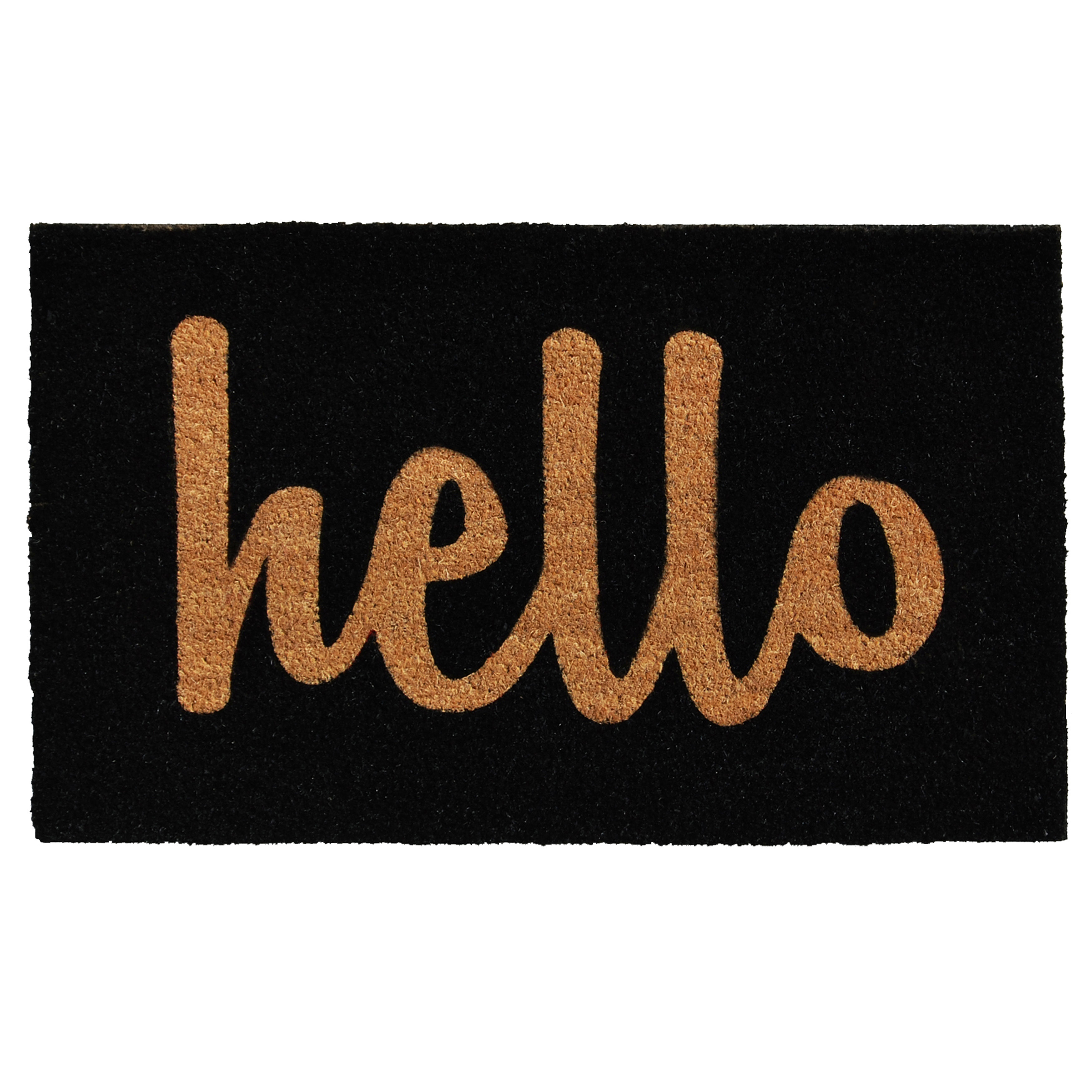 Home & More Hello Doormat & Reviews Wayfair