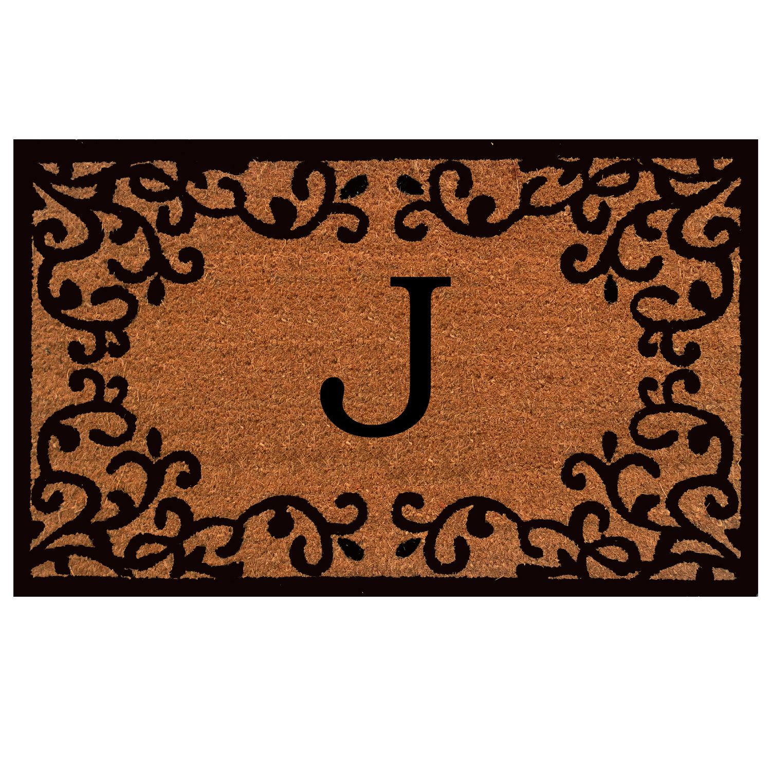 Home & More Monogram Doormat & Reviews Wayfair