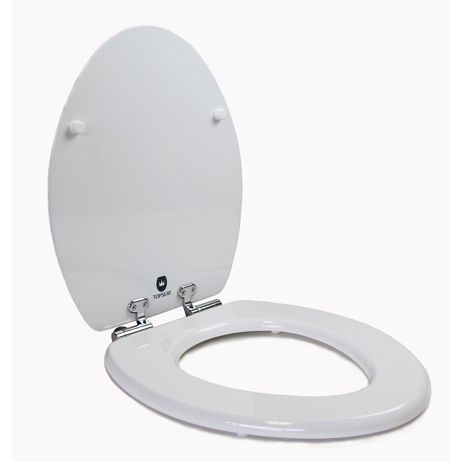 Topseat Elongated Wood Slow Close Toilet Seat & Reviews Wayfair