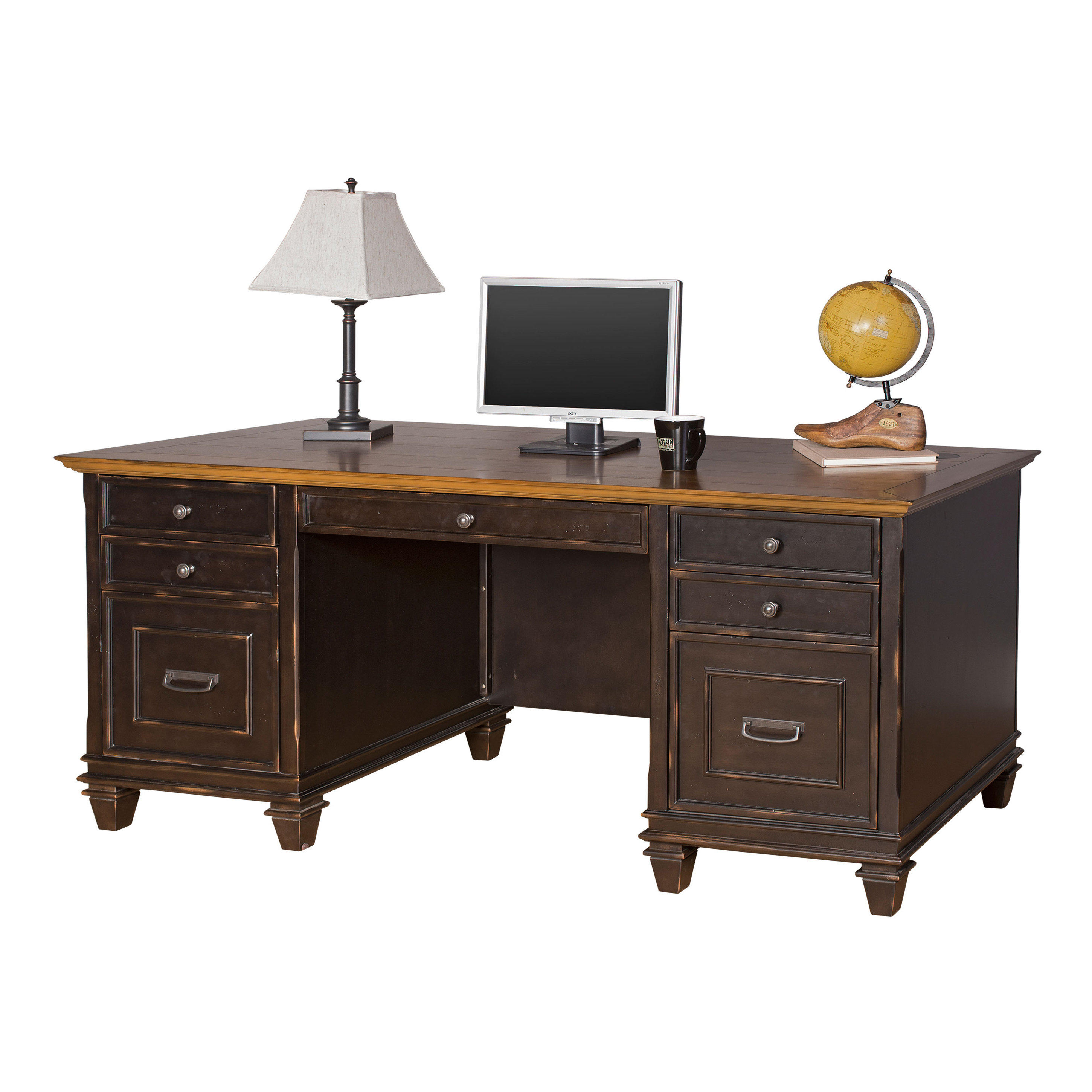 kathy ireland Home by Martin Furniture Hartford Executive Desk