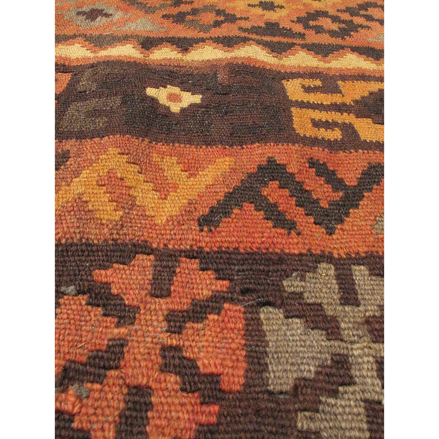 ECARPETGALLERY Kashkoli Kilim Copper Area Rug Wayfair