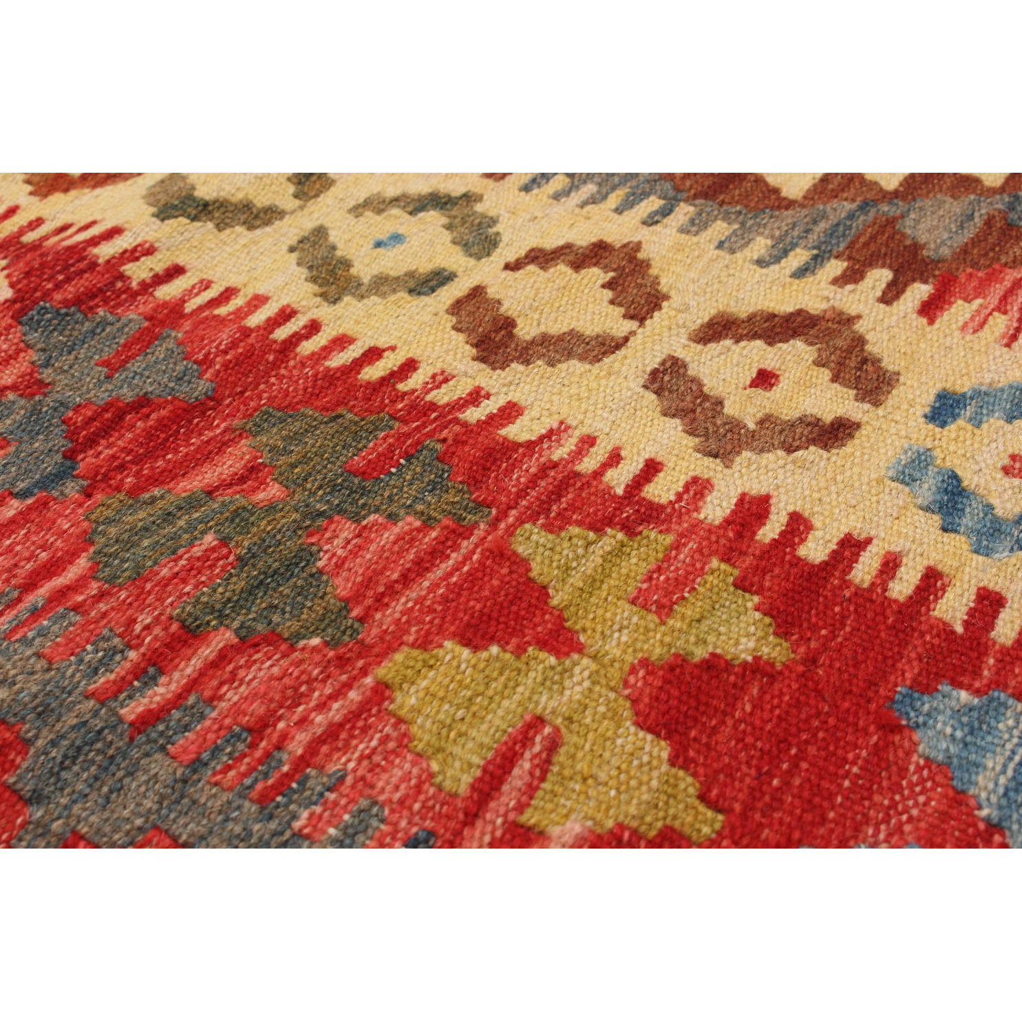 ECARPETGALLERY Hereke FlatWoven Red/Yellow Area Rug Wayfair