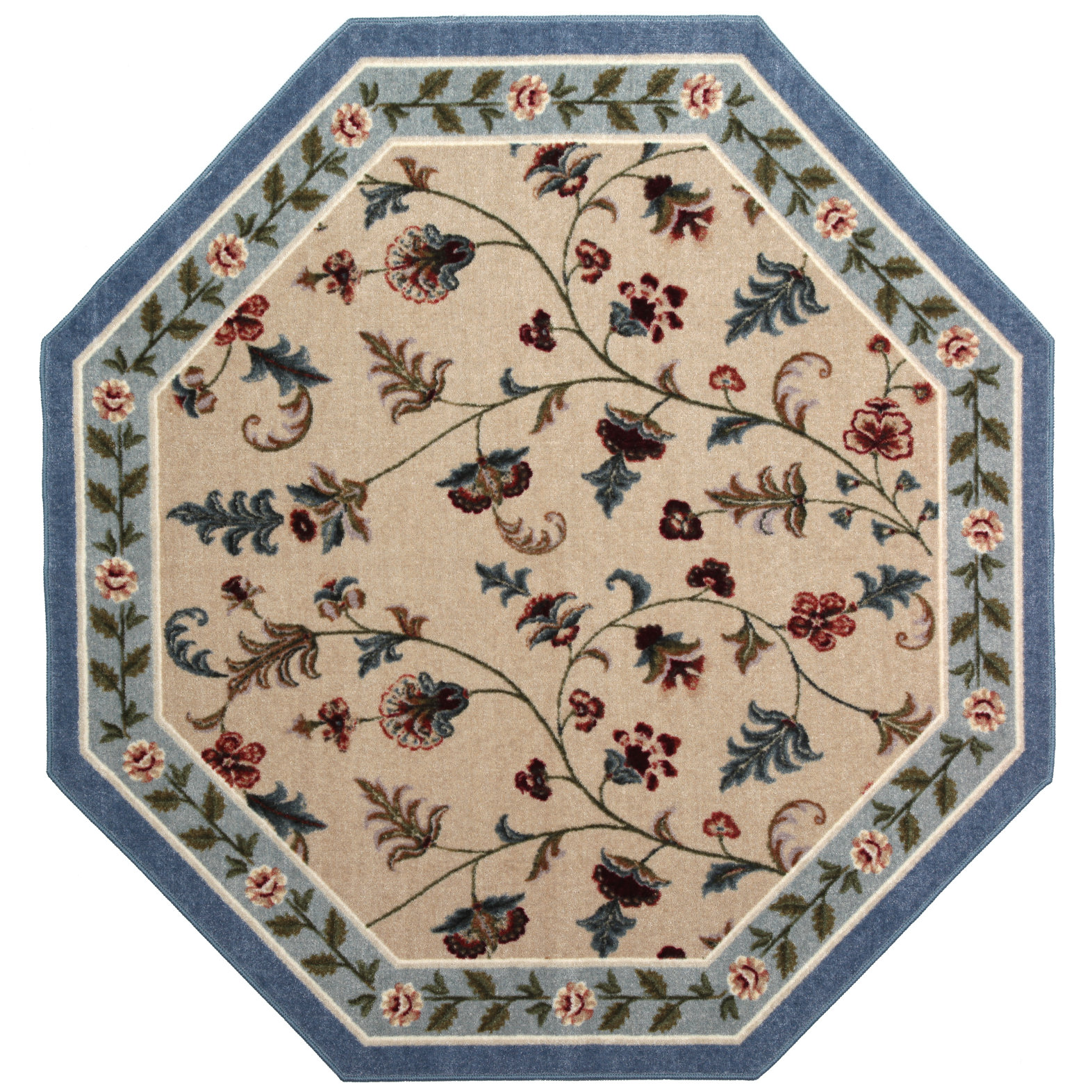 Brumlow Mills Farrah Slate/Blue Area Rug & Reviews Wayfair