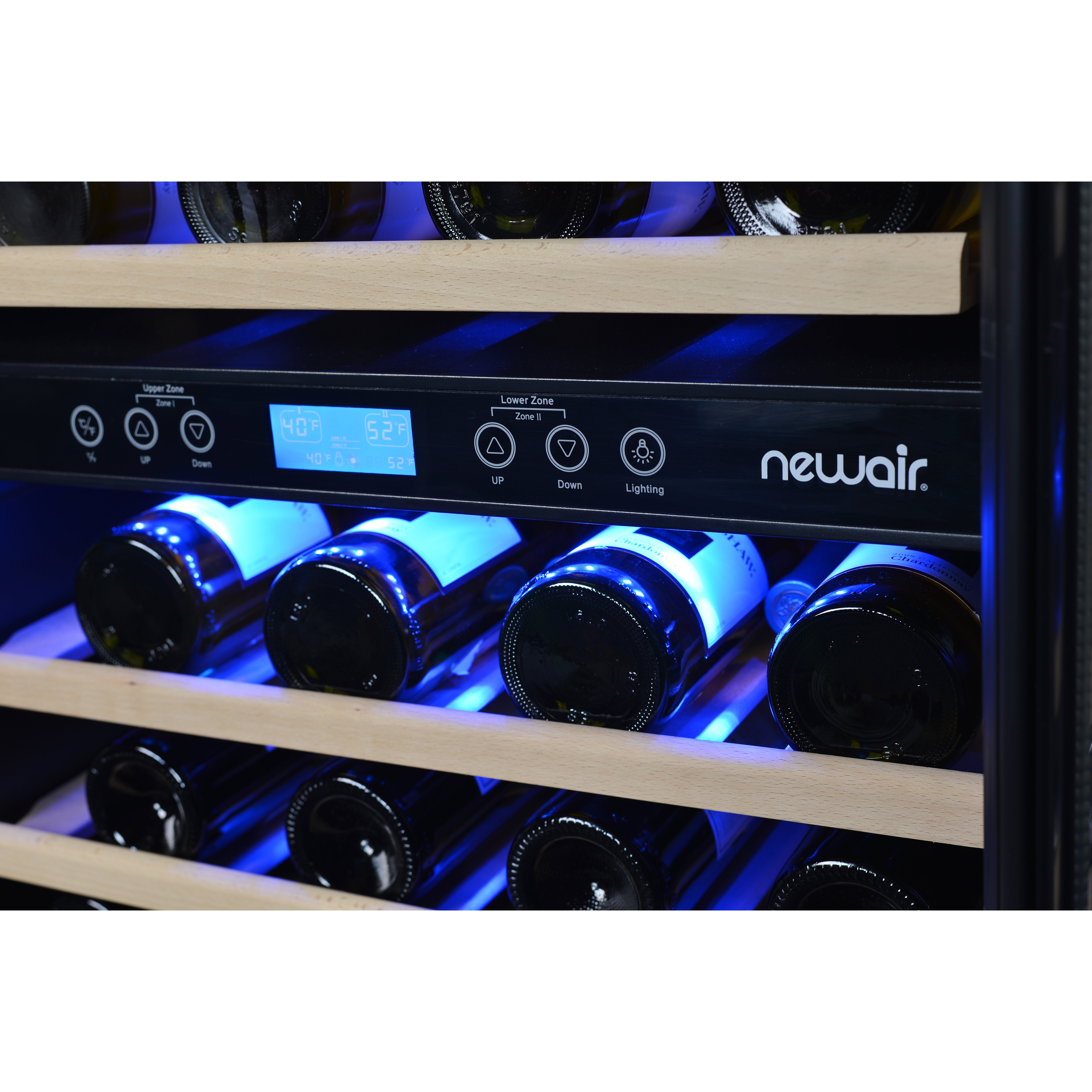 NewAir 46 Bottle Dual Zone BuiltIn Wine Refrigerator & Reviews Wayfair