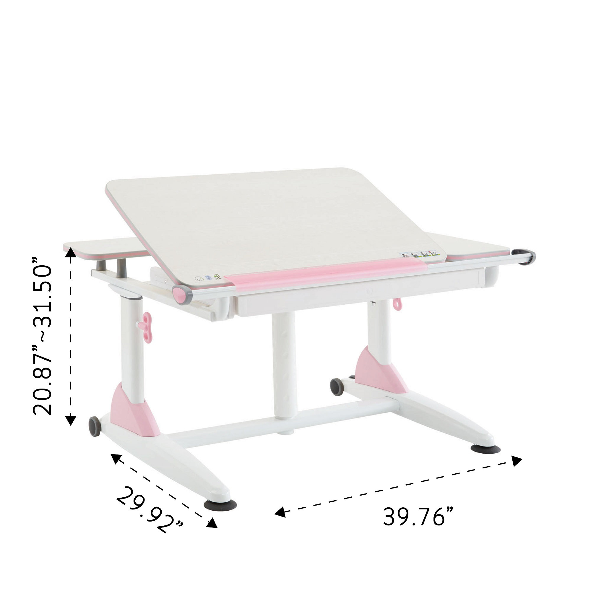 Kid2Youth 40" W Writing Desk with Drawer & Reviews Wayfair