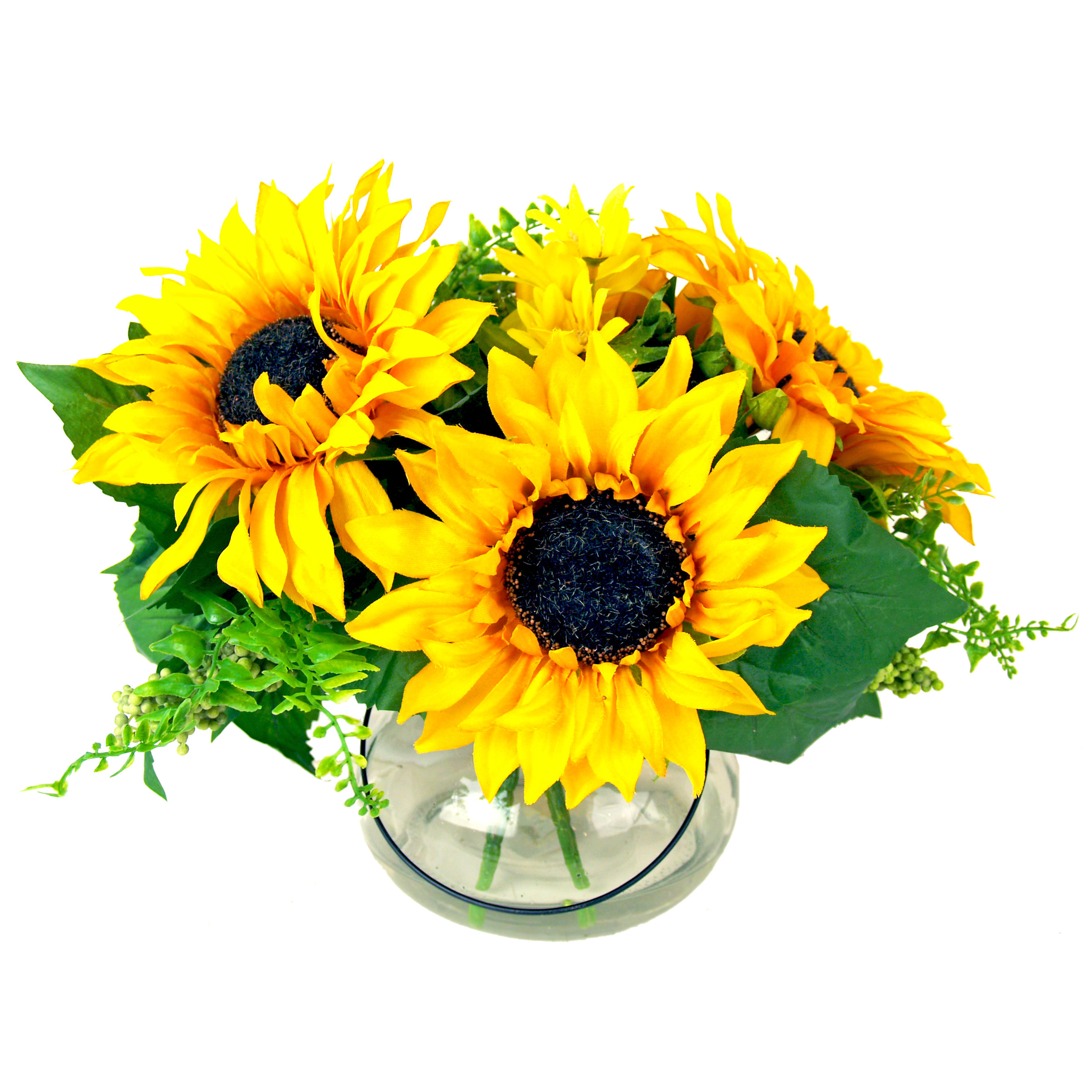 Creative Displays, Inc. Sunflower Bouquet in Acrylic Water Vase