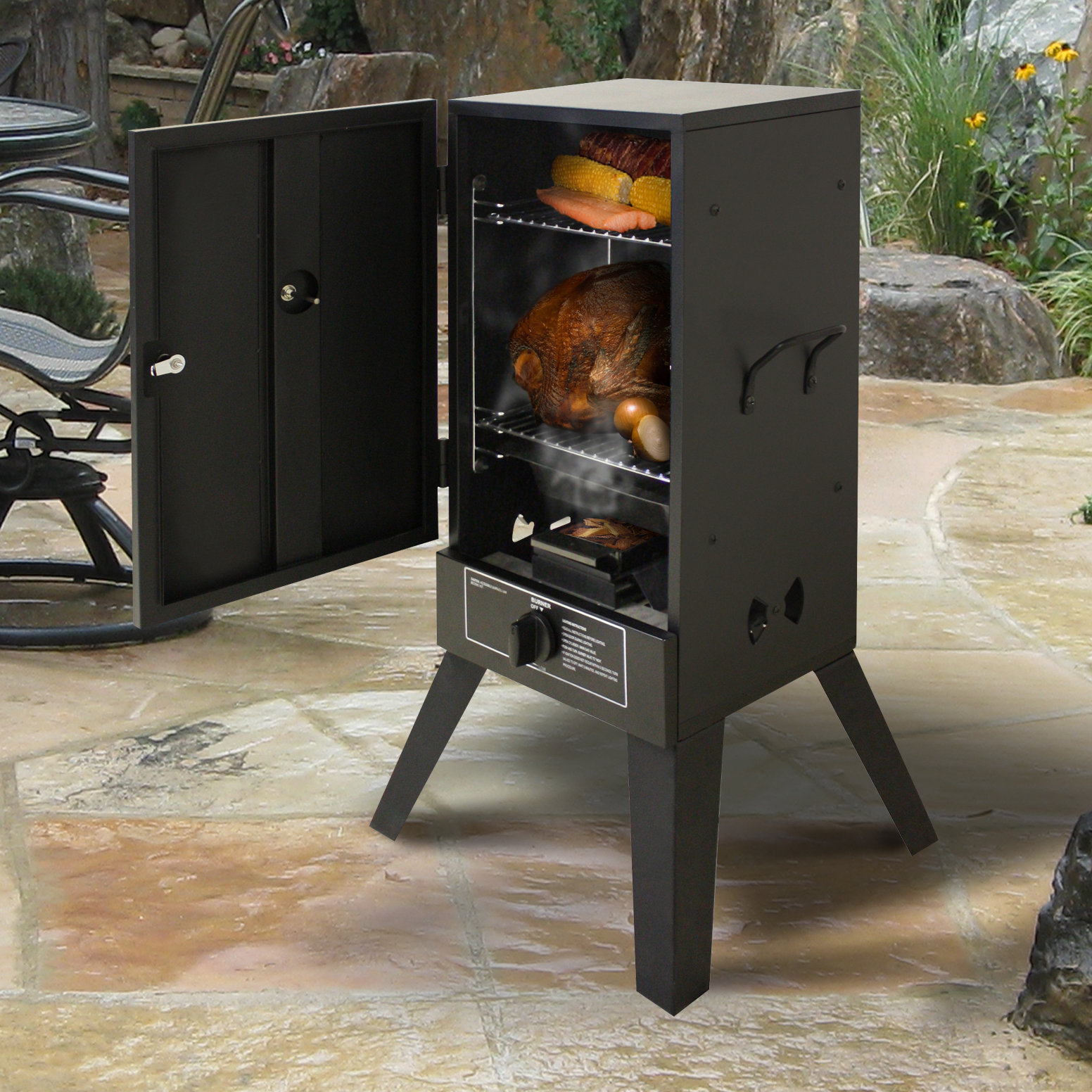 Outdoor Leisure Products Smoke Hollow Propane Smoker Wayfair
