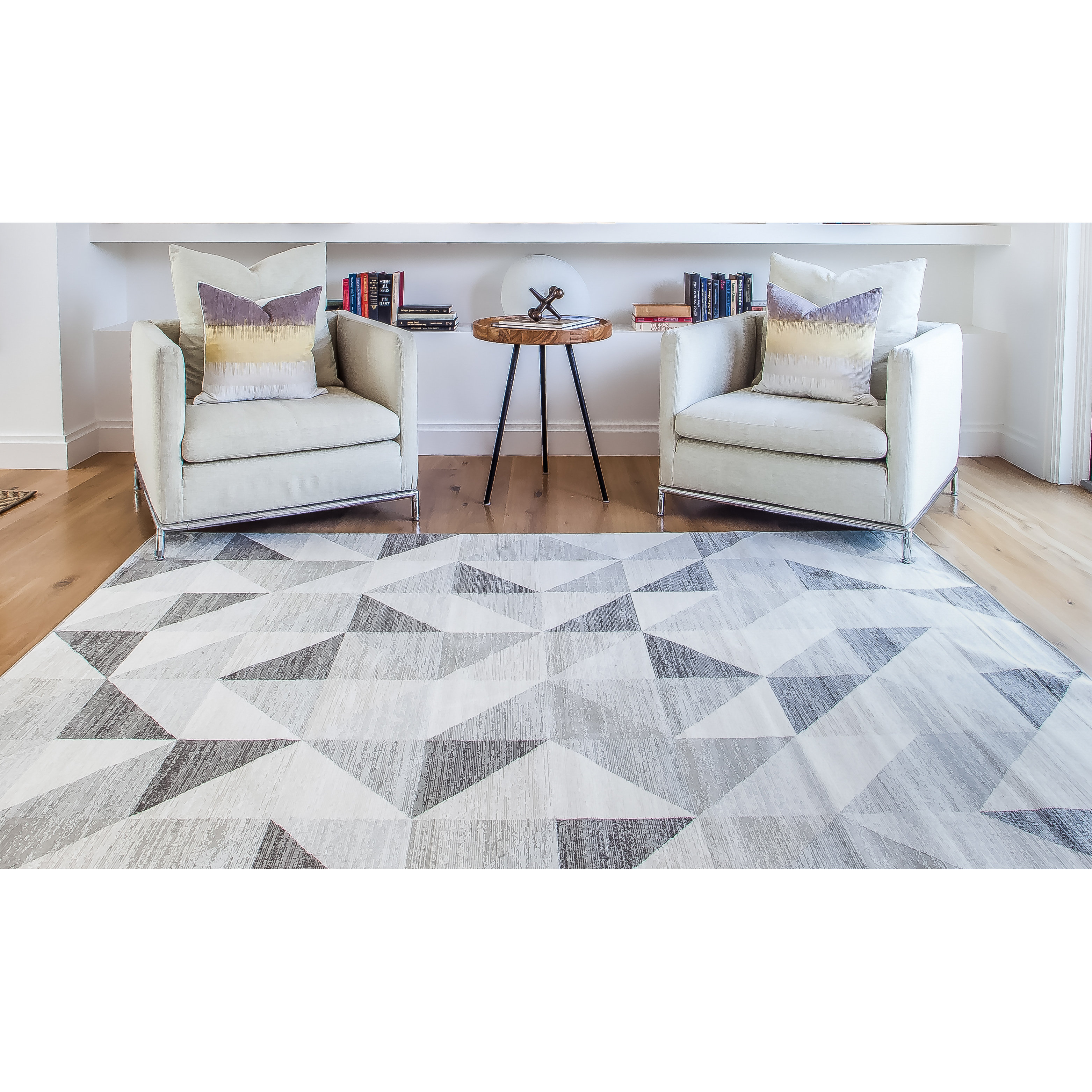Abacasa Sonoma Grey/White Area Rug & Reviews Wayfair