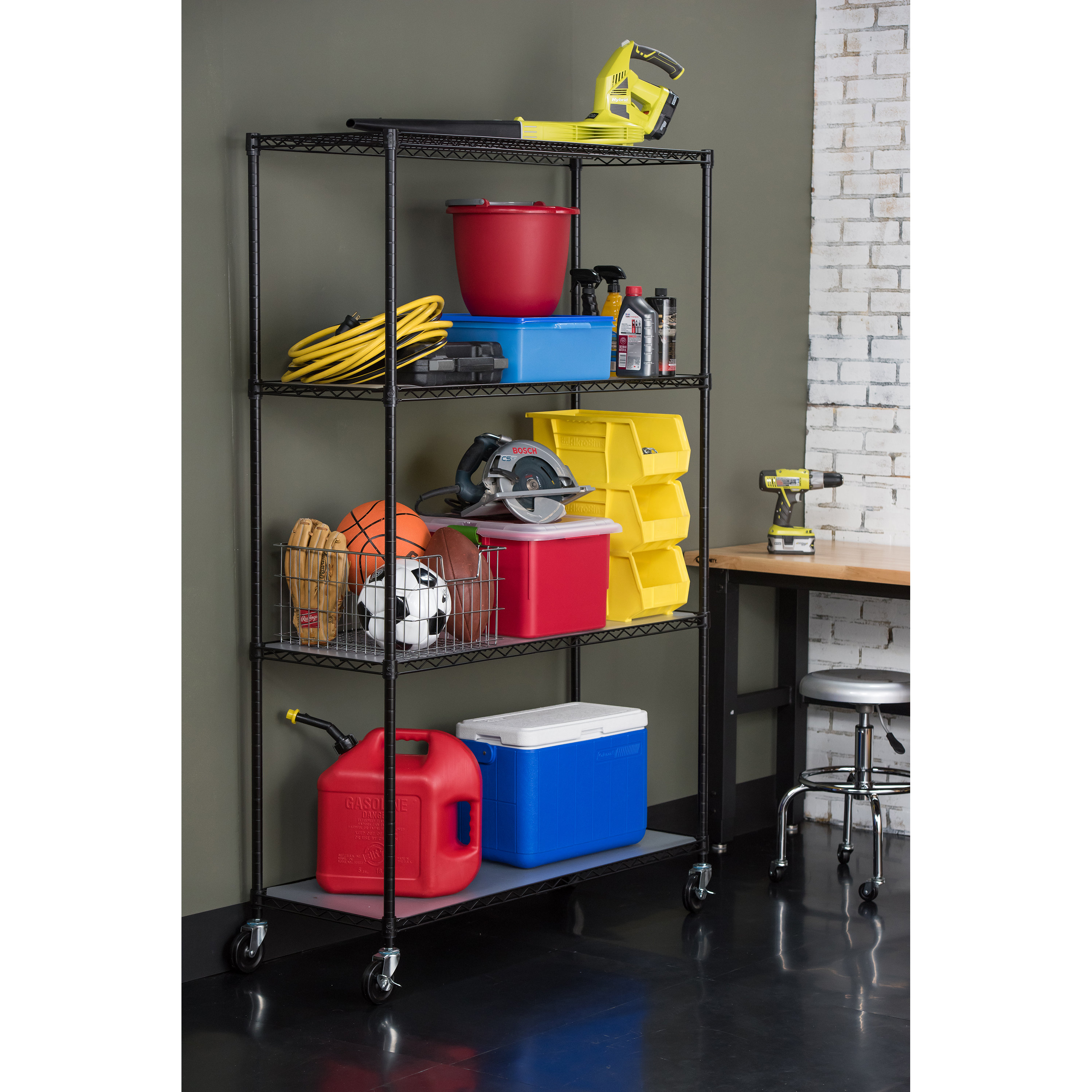 Trinity 77" H 3 Shelf Shelving Unit & Reviews Wayfair