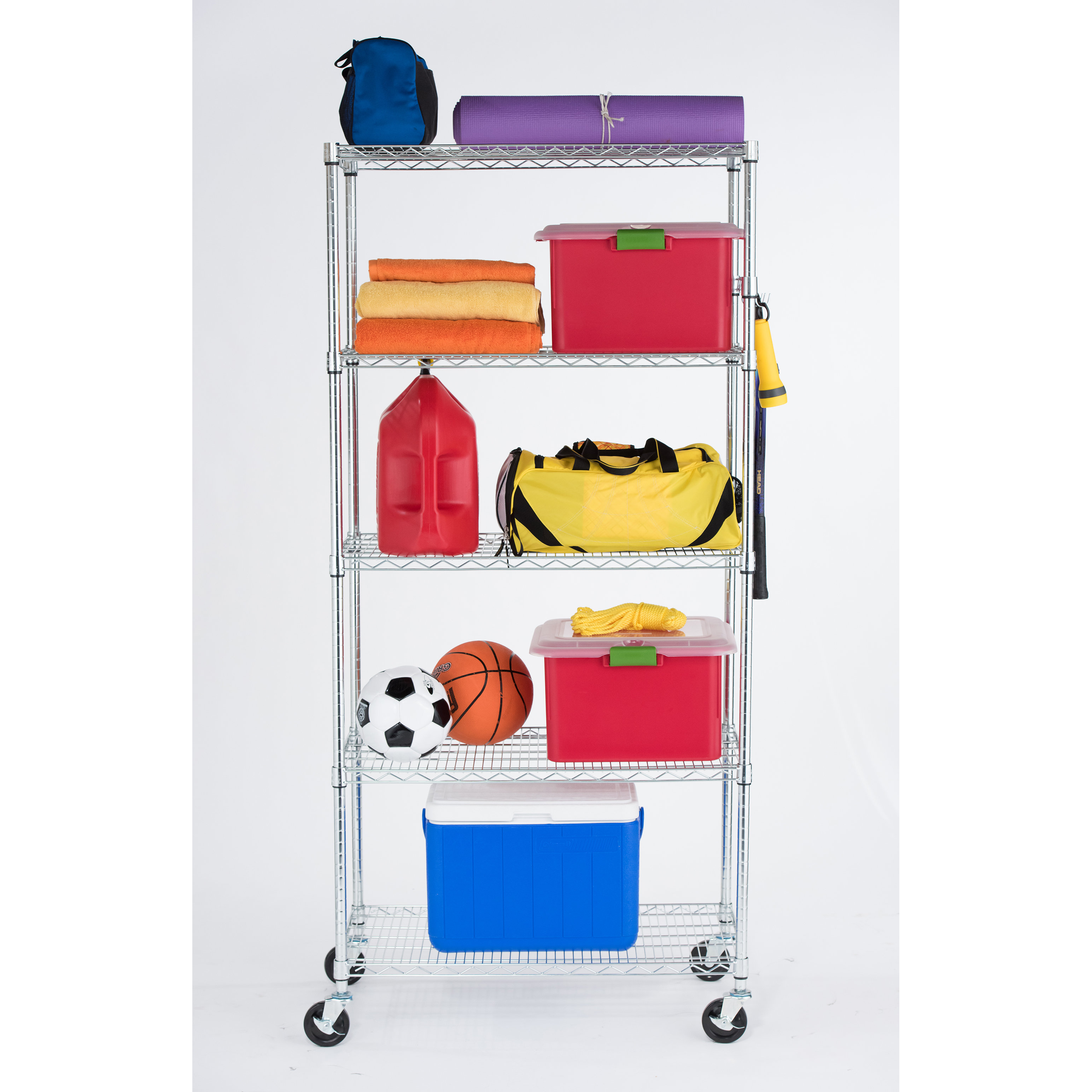 Trinity EcoStorage NSF 77" H 4 Shelf Shelving Unit Starter & Reviews