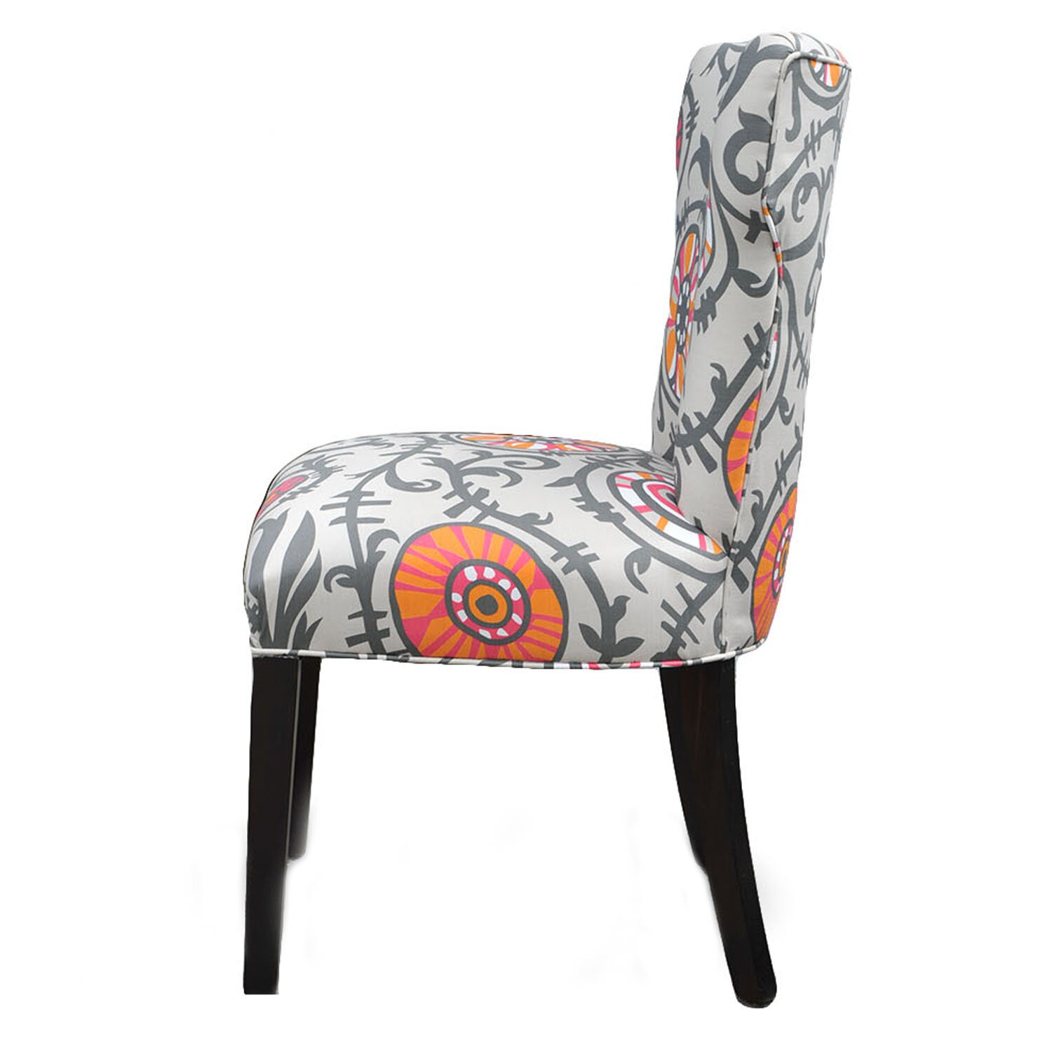 Sole Designs Willard Cotton Wingback Cotton Slipper Chair & Reviews ...