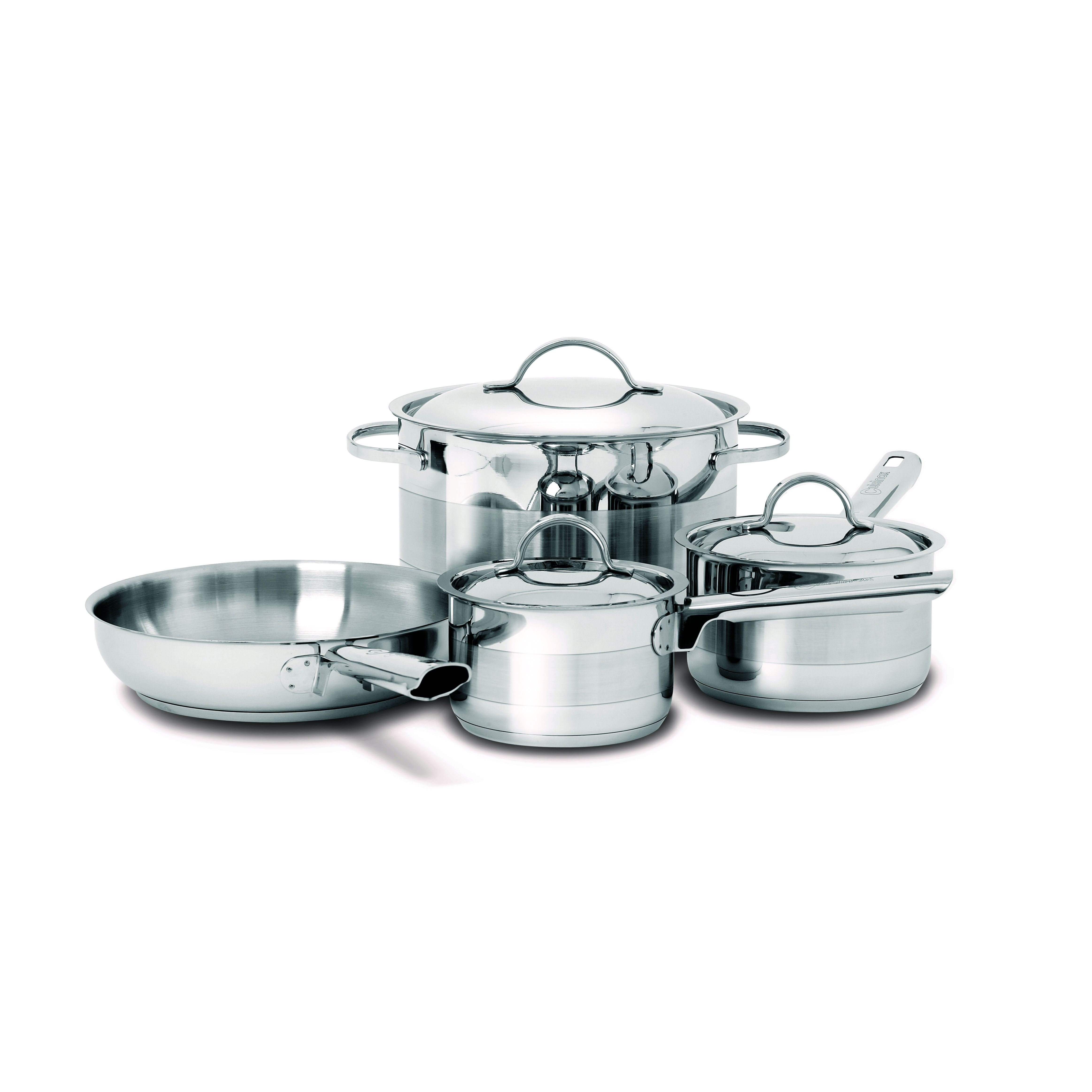 Cuisinox Gourmet 3Ply Stainless Steel 7Piece Cookware Set & Reviews