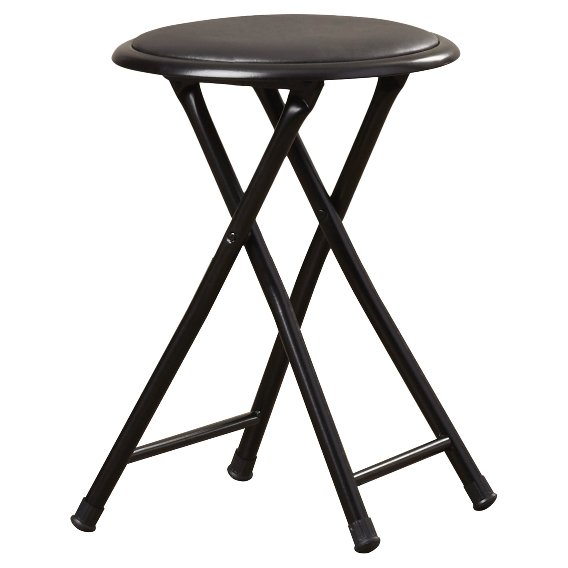 Trademark Home Collection Cushioned Folding Stool 82 7879 
