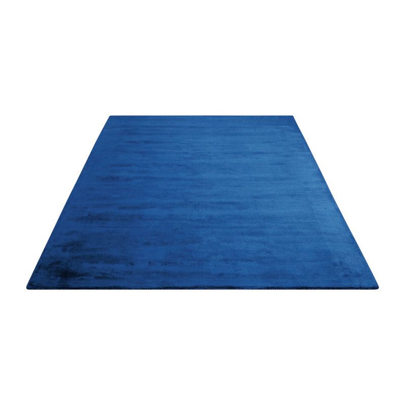 Calvin Klein Rugs Lunar Luminescent Rib Klein Blue Area Rug & Reviews