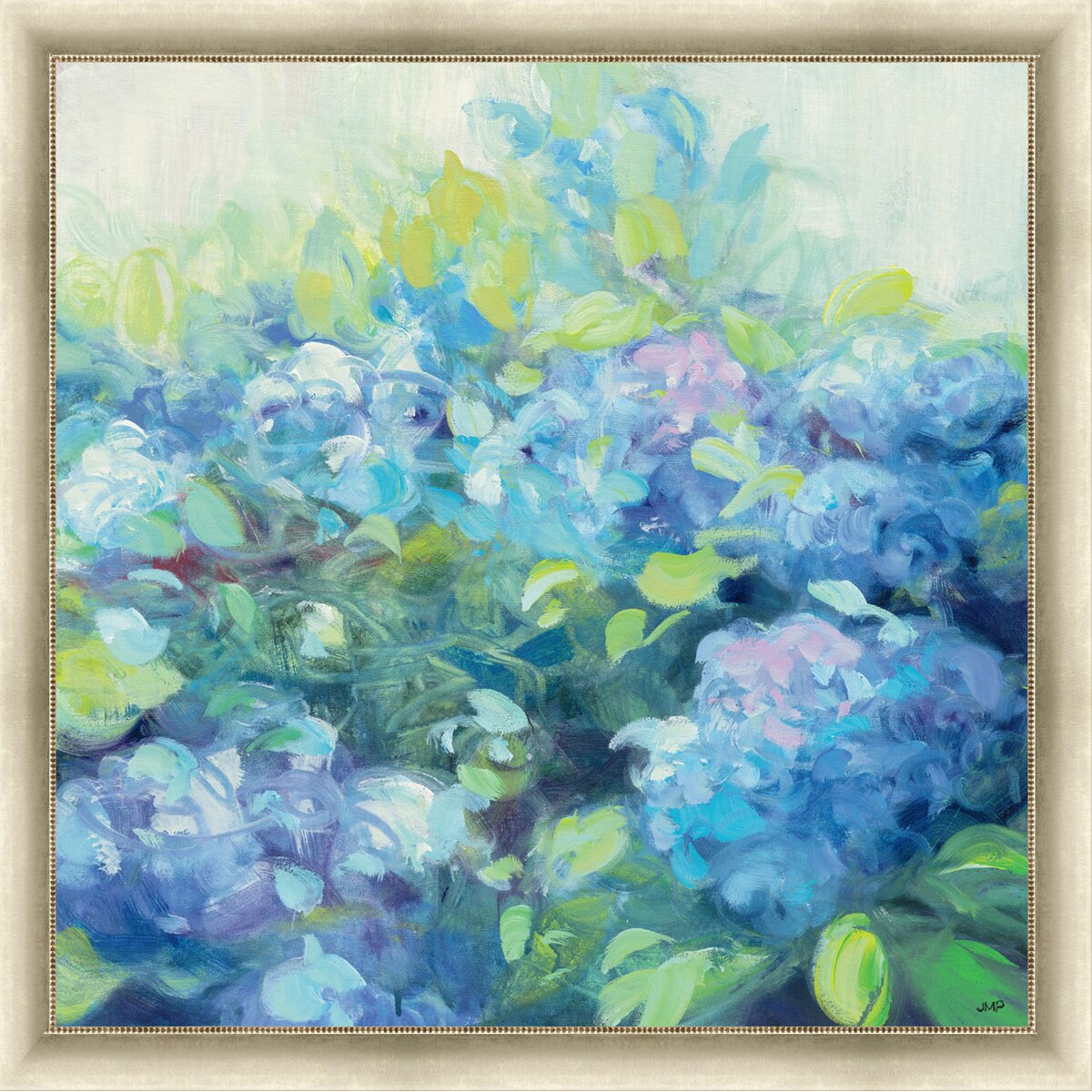 Green Leaf Art Bright Hydrangea II Framed Painting Print & Reviews ...