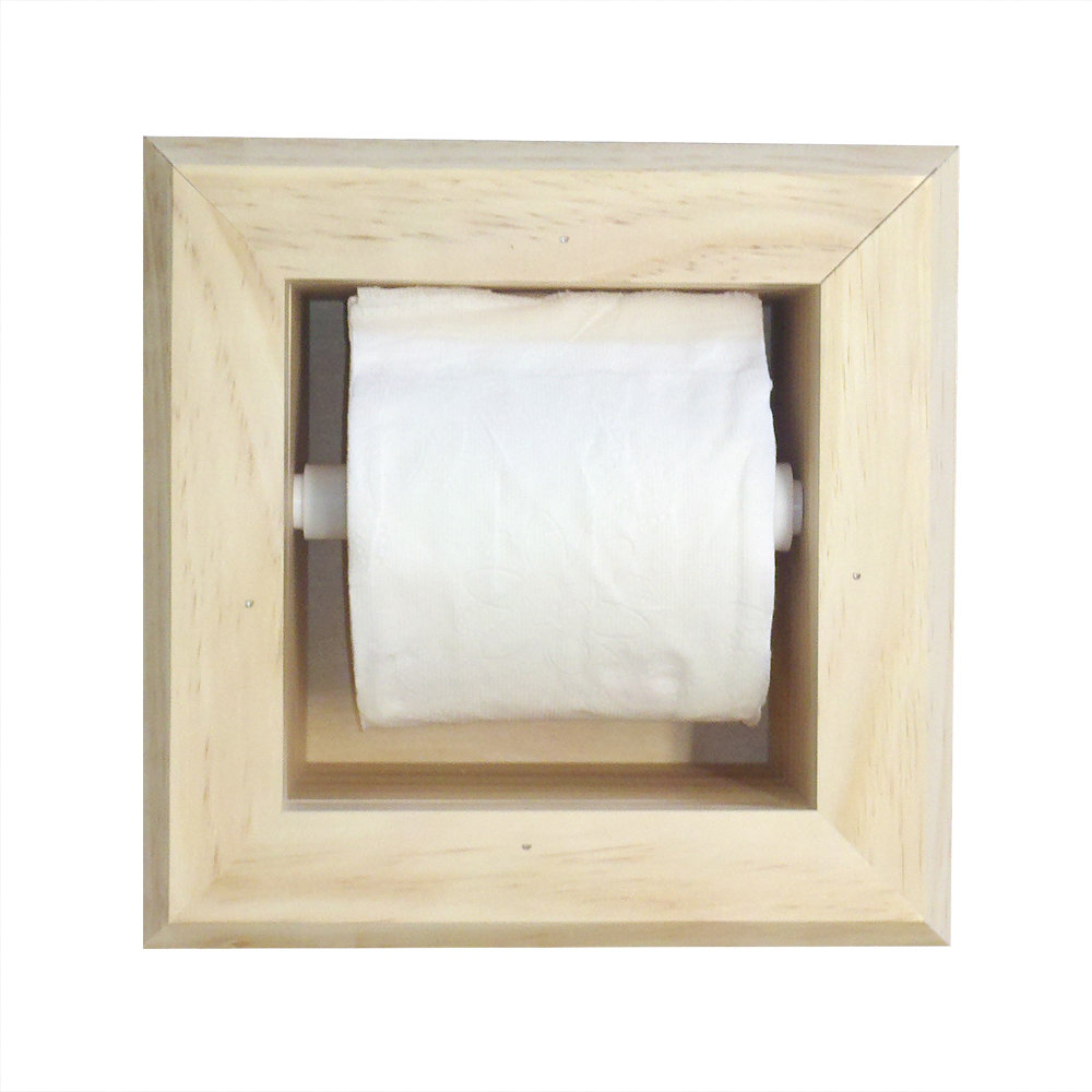 WG Wood Products Recessed Toilet Paper Holder & Reviews Wayfair