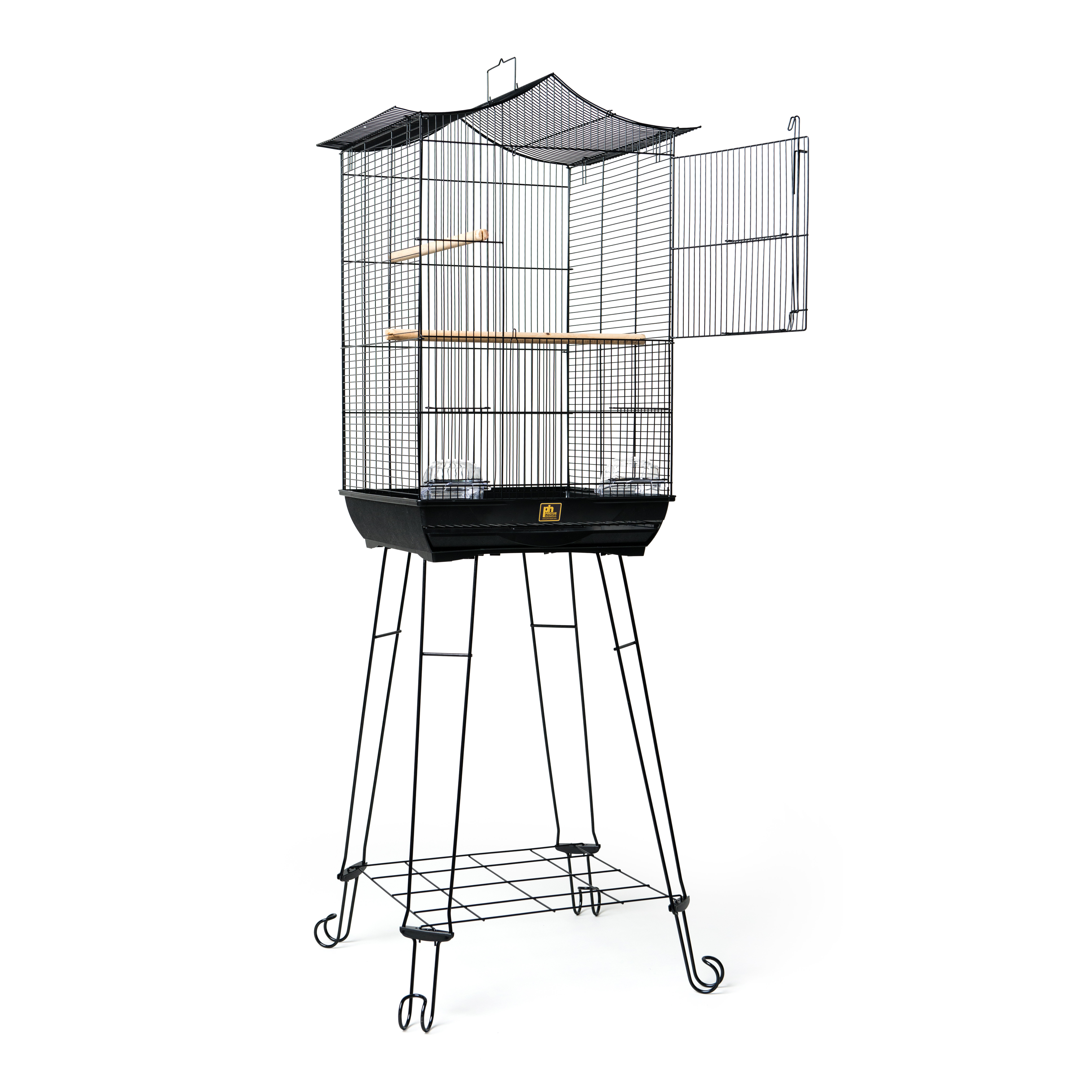 Prevue Hendryx Crown Roof Parakeet Cage with Stand & Reviews Wayfair