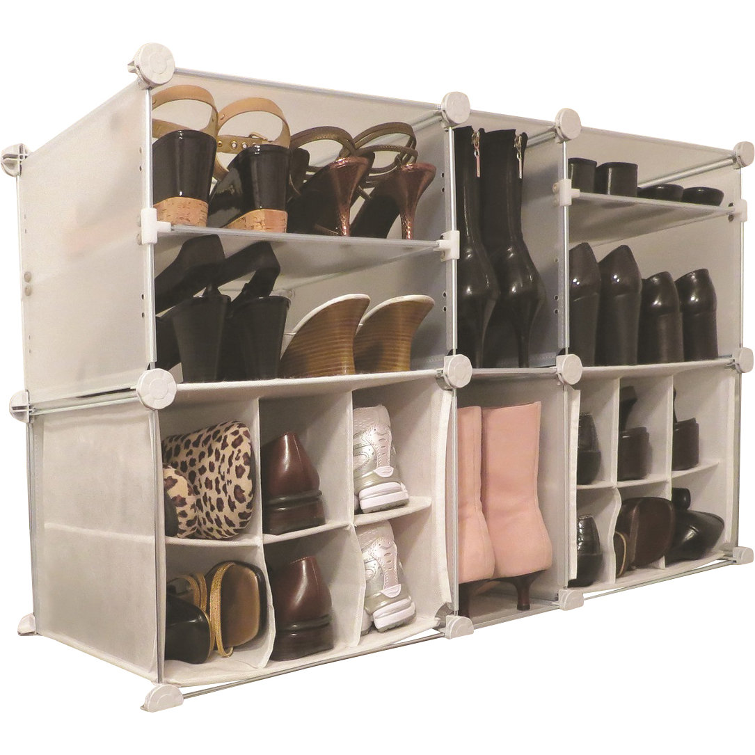 Luxury Living Modular 4Tier and Shoe Rack & Reviews Wayfair