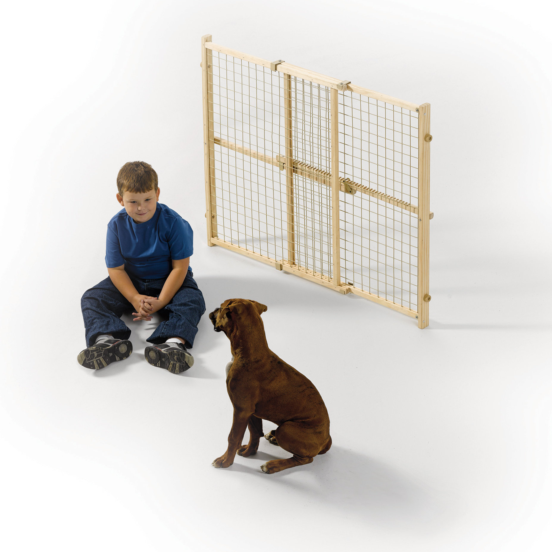 Midwest Homes For Pets Wood Wire Mesh Pet Gate & Reviews Wayfair