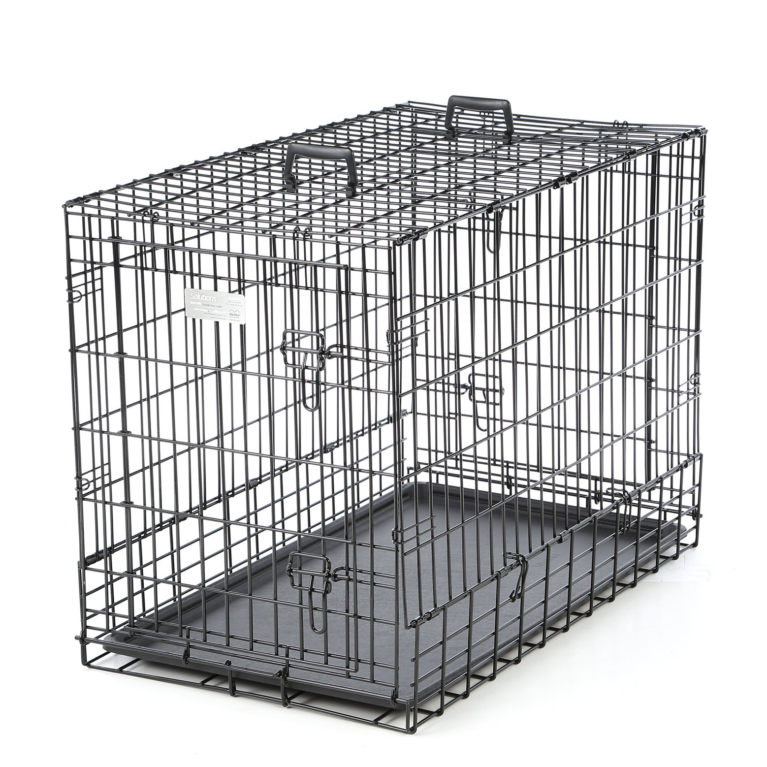 Midwest Homes For Pets Solutions Side By Side Double Door Pet Crate