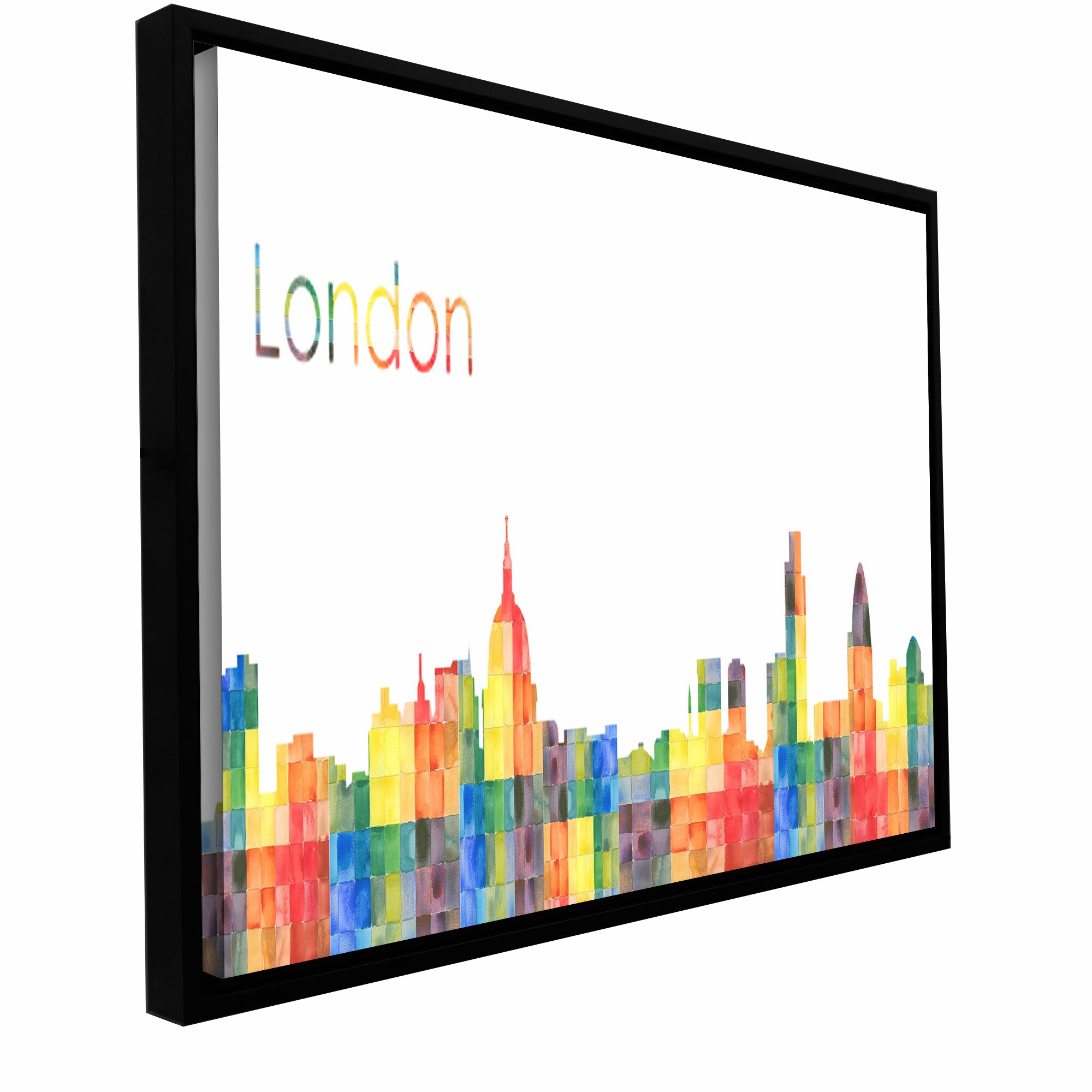 London' by Revolver Ocelot Framed Graphic Art on Wrapped Canvas by ...