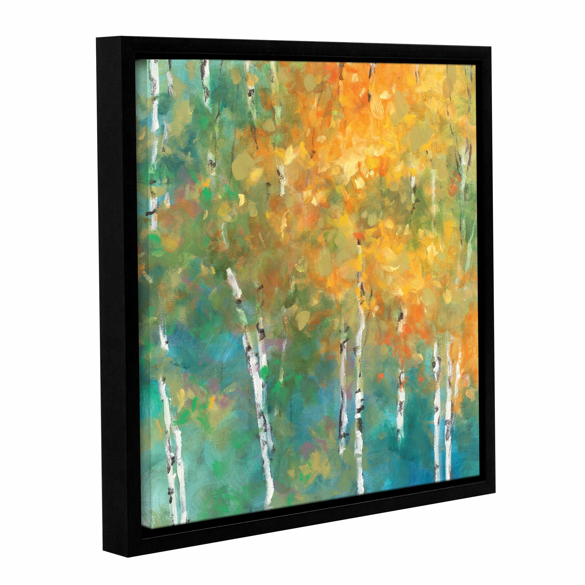 Red Barrel Studio Confetti II Framed Painting Print on Wrapped Canvas ...