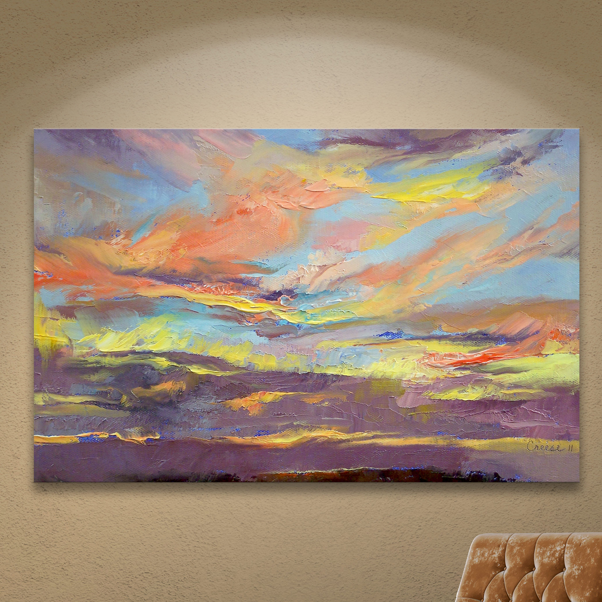 ArtWall 'Atahualpa Sunset' by Michael Creese Painting Print on Wrapped Canvas & Reviews Wayfair