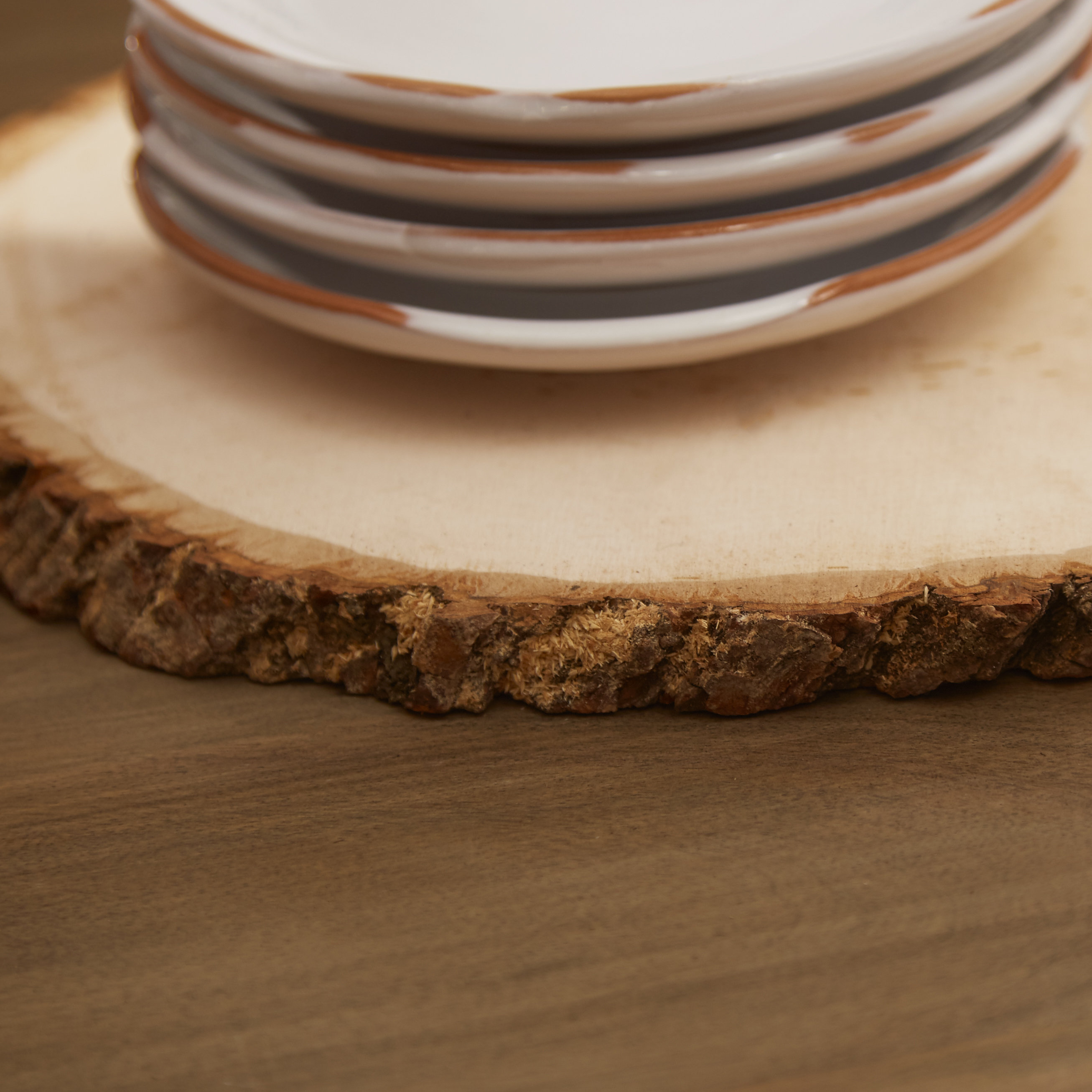 Koyal Wholesale 11" Wood Charger Plate & Reviews Wayfair