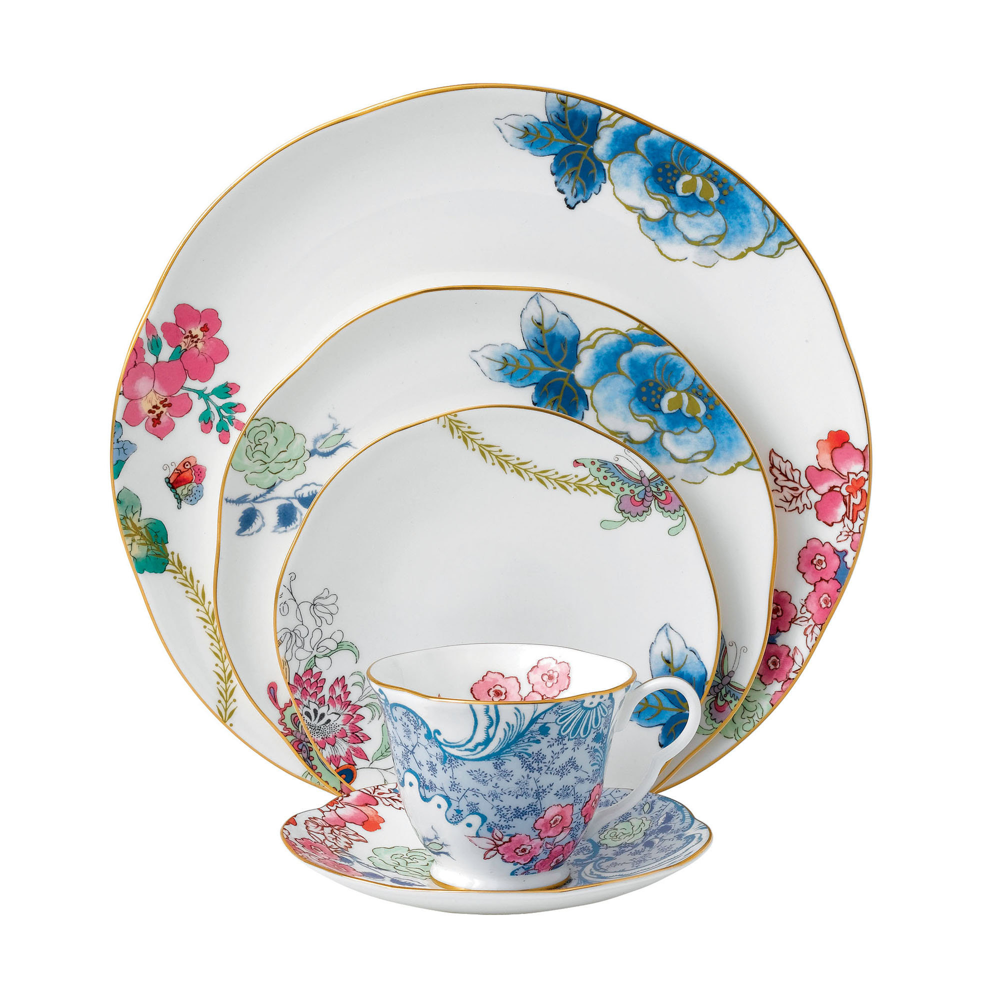 Wedgwood Butterfly Bloom 5 Piece Place Setting Wayfair