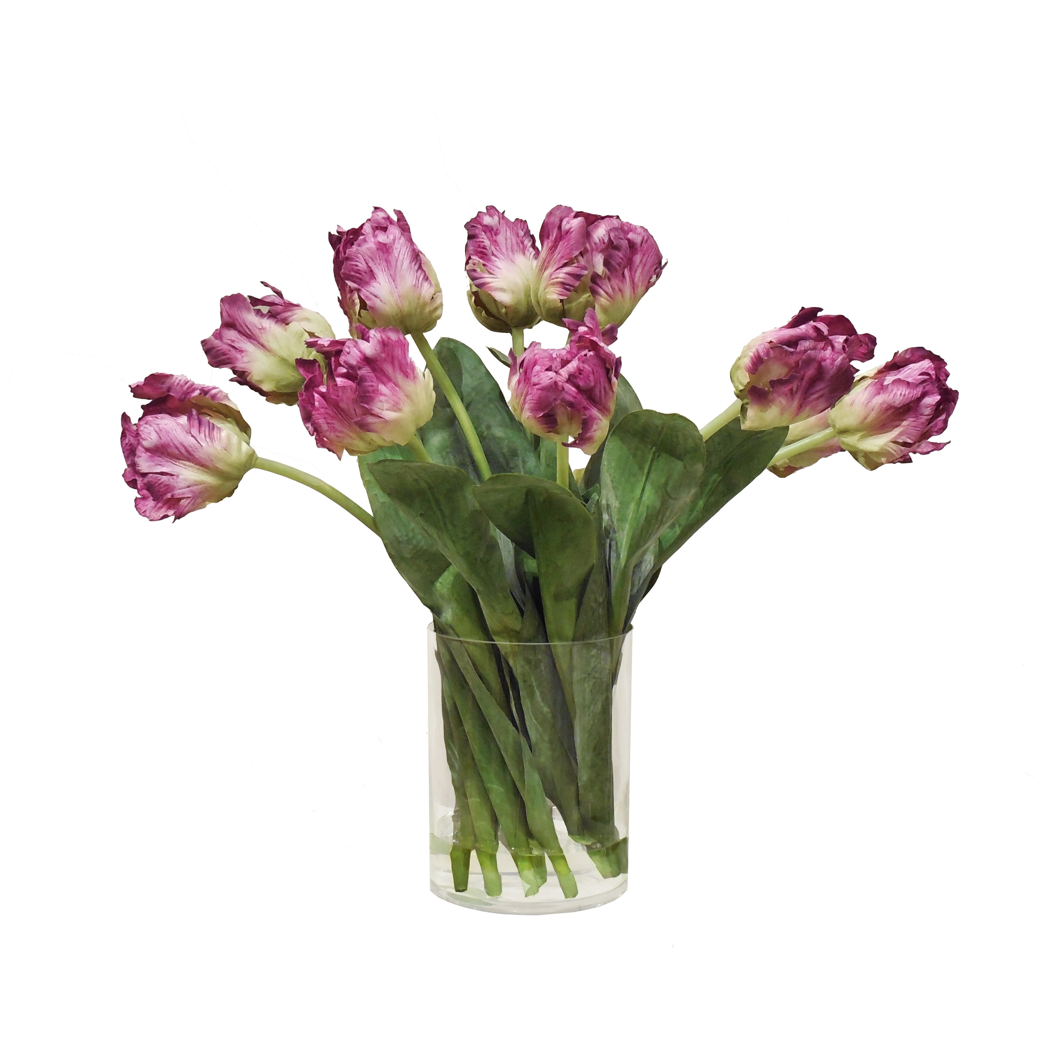 Tree Masters Inc. Fresh Cut Purple Tulips in Water Wayfair