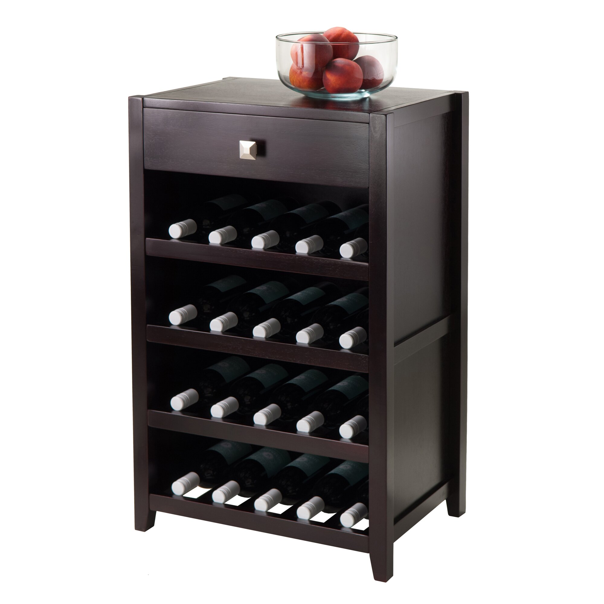 Winsome Zillah 20 Bottle Floor Wine Rack & Reviews | Wayfair.ca