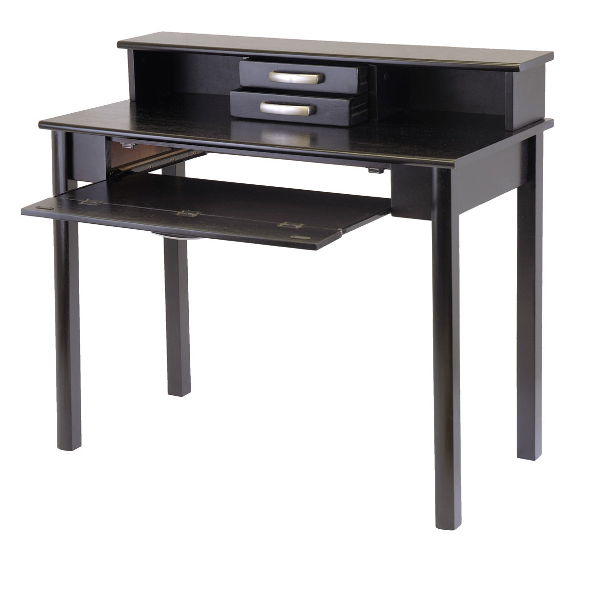 Winsome Liso Computer Desk with Hutch and Keyboard Tray & Reviews Wayfair