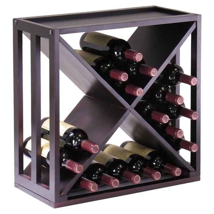 Winsome Kingston 24 Bottle Tabletop Wine Rack & Reviews | Wayfair