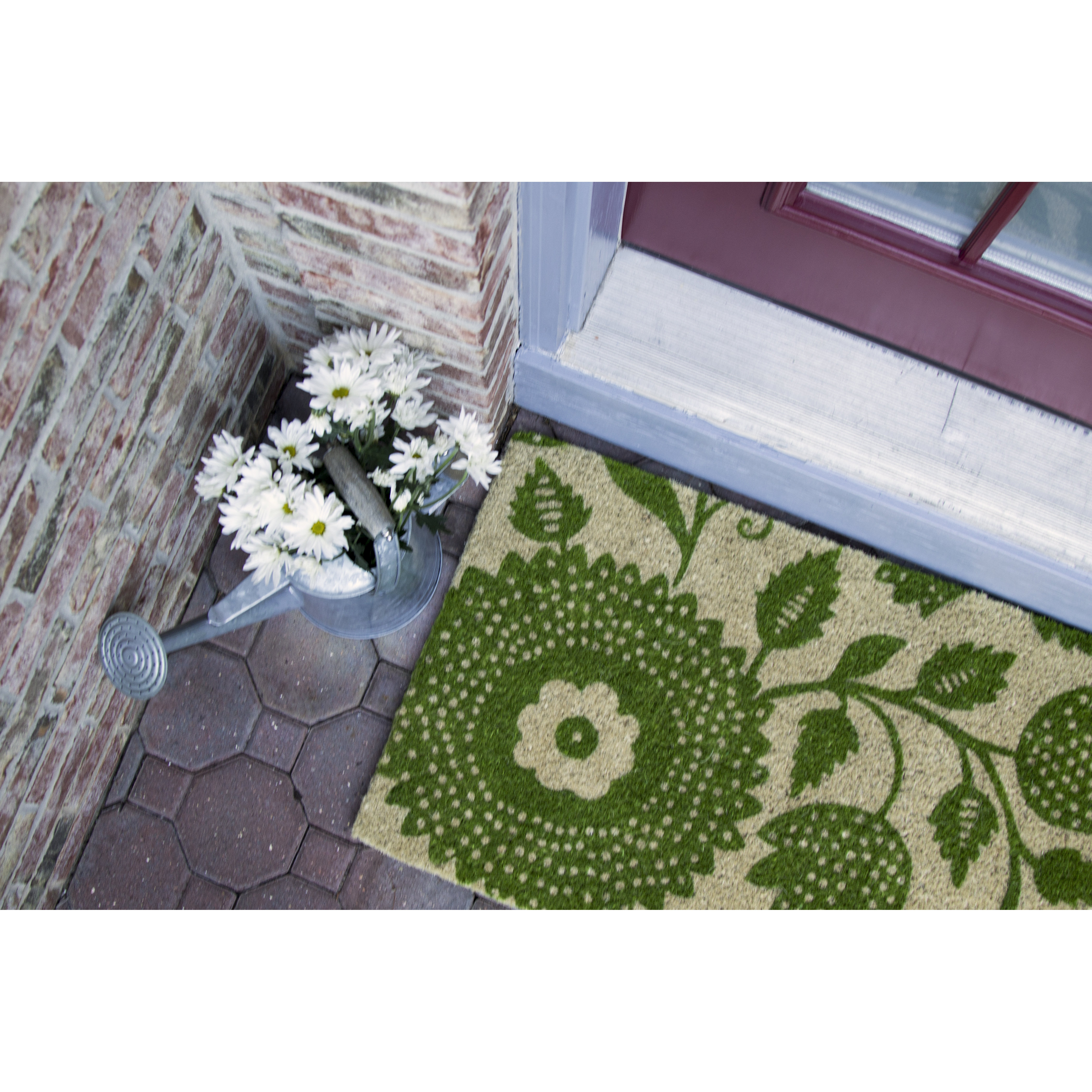 Entryways Williamsburg Penelope Floral Doormat & Reviews Wayfair