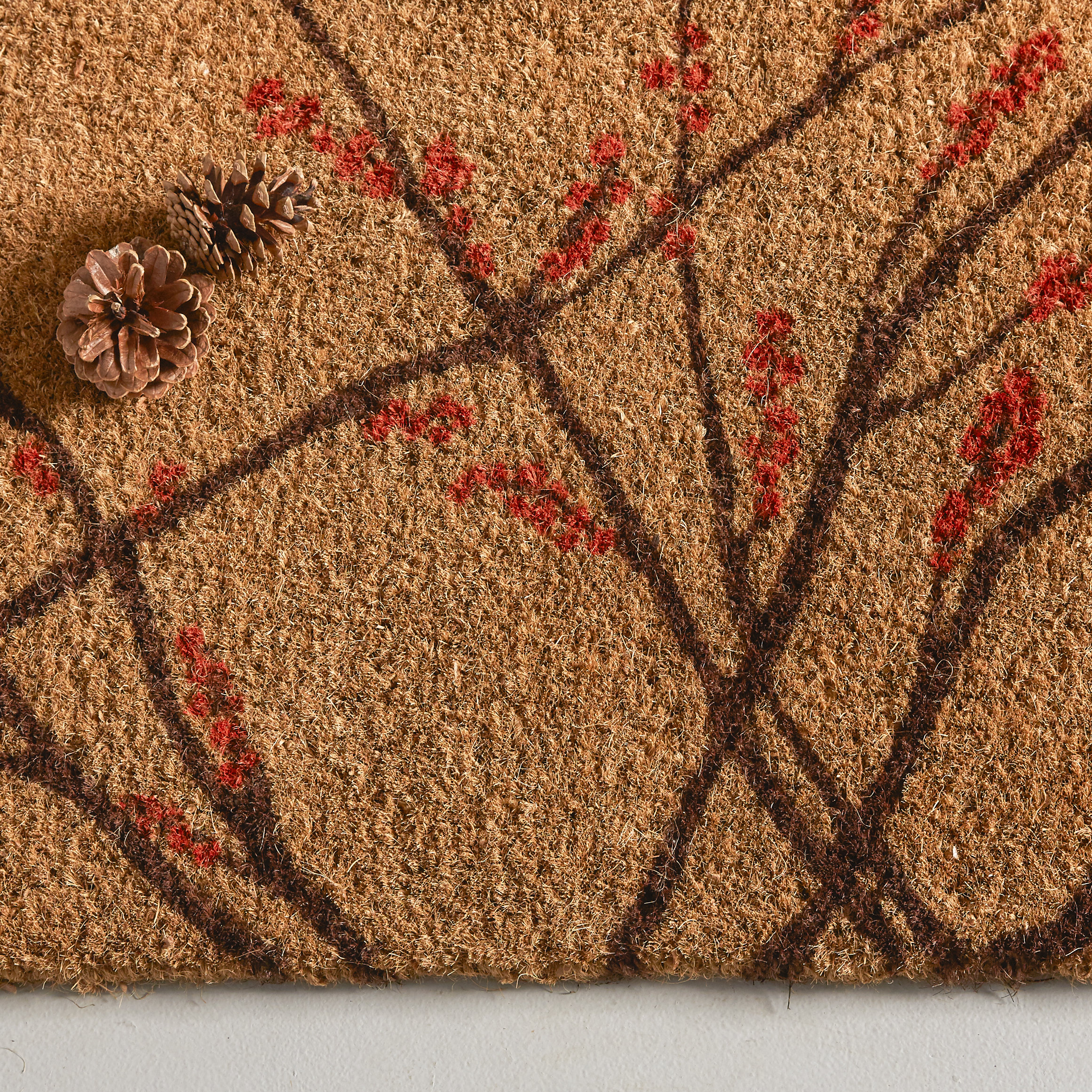 Entryways Handmade Winter Berries Doormat & Reviews Wayfair