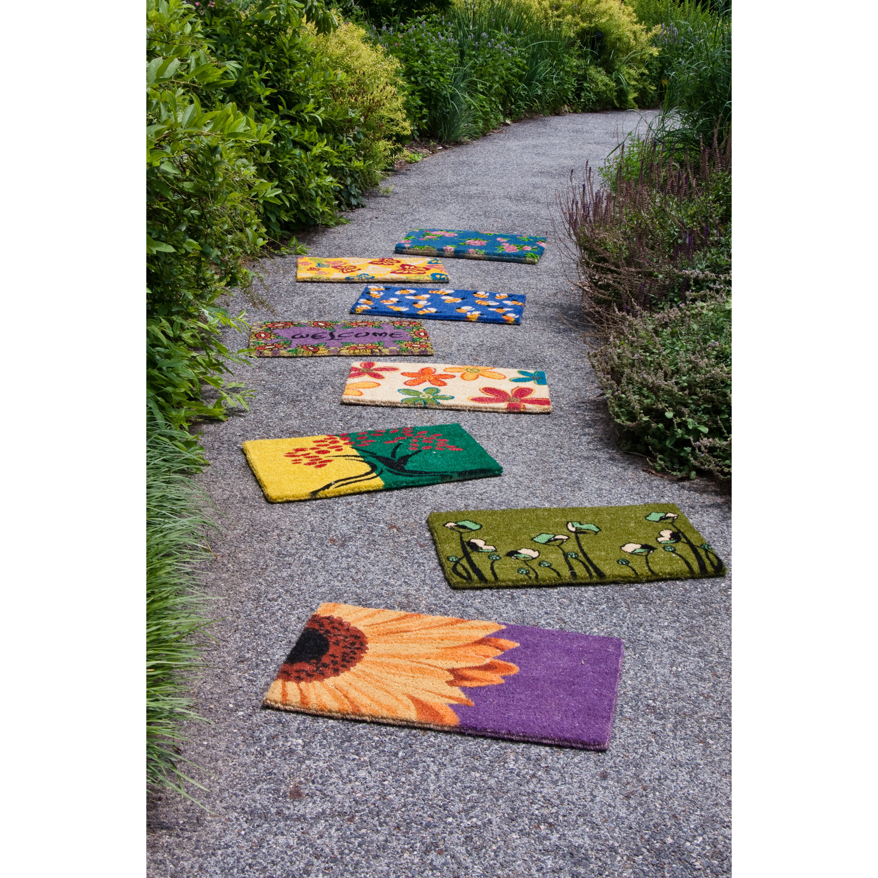 Entryways Handmade One Sunflower Doormat & Reviews Wayfair
