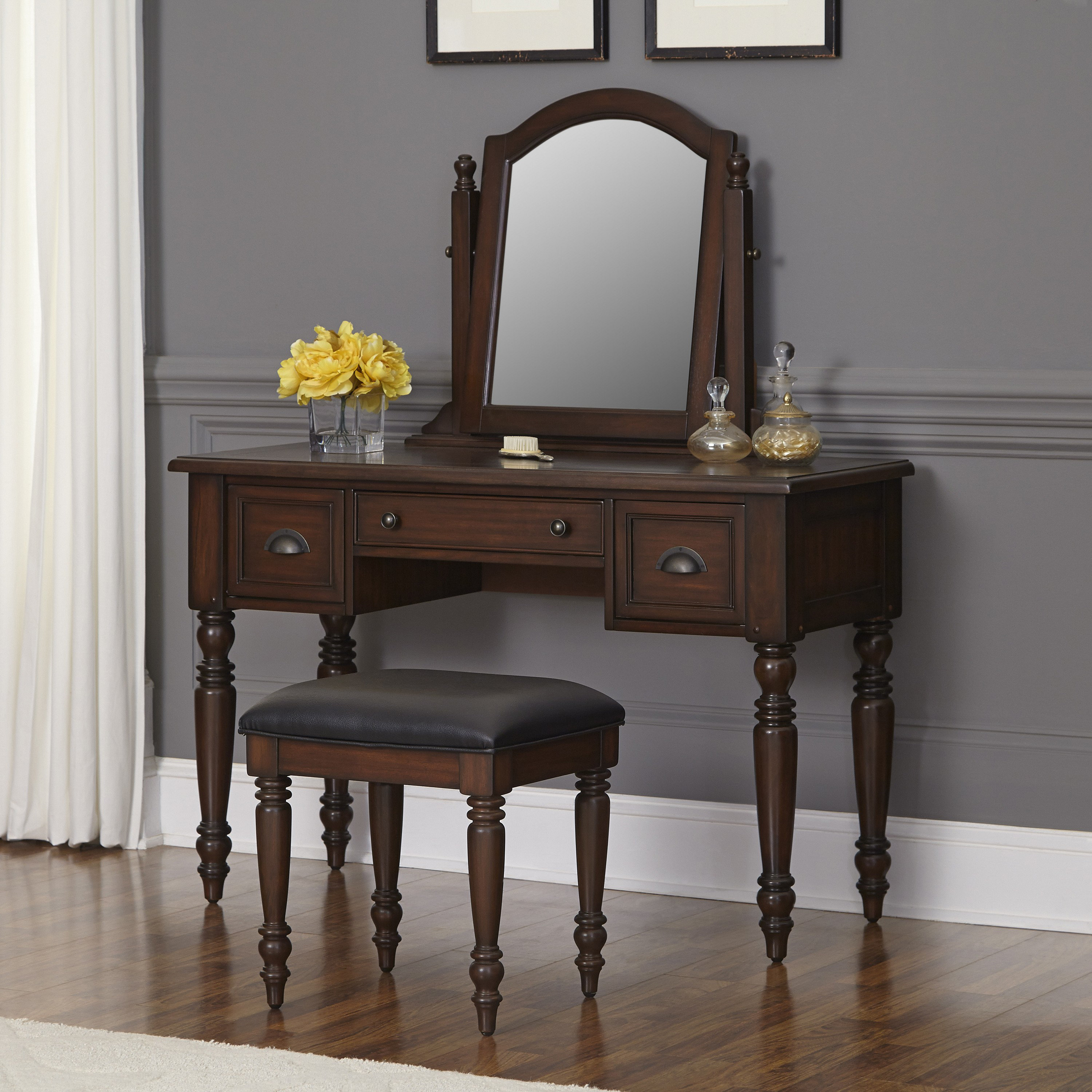 Home Styles Country Comfort Vanity Set with Mirror & Reviews Wayfair