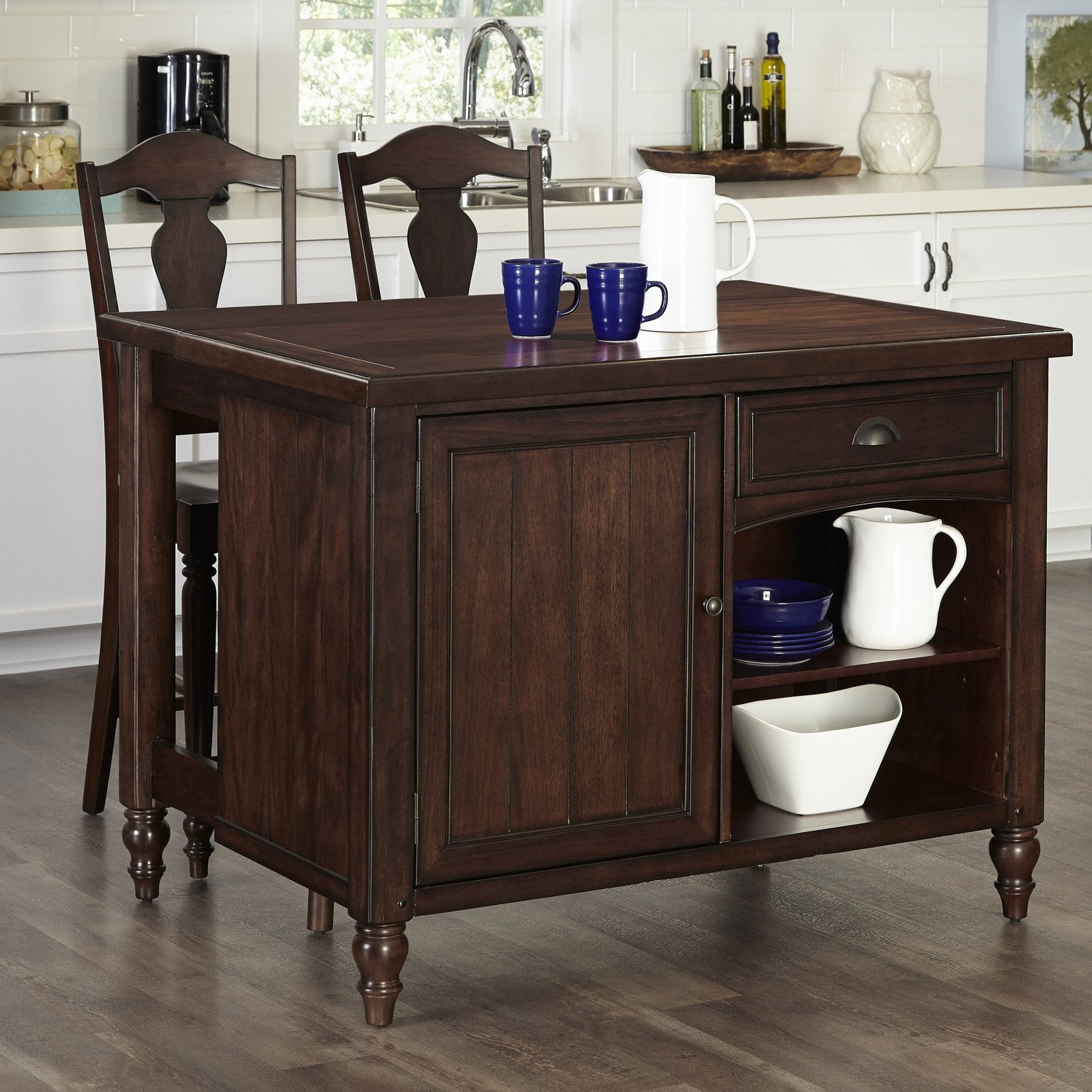 Home Styles Country Comfort Kitchen Island Set Wayfair