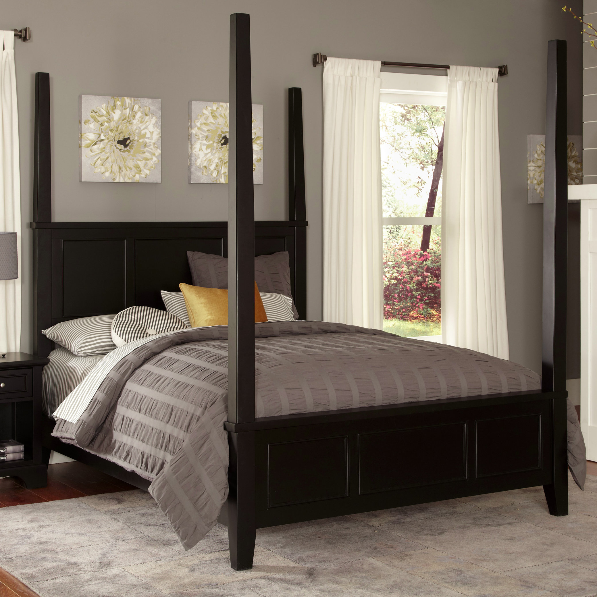 Home Styles Bedford Four poster Bed & Reviews Wayfair