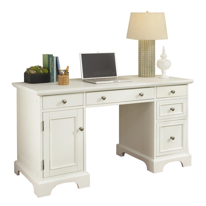 Home Styles Naples Computer Desk with Keyboard Tray & Reviews | Wayfair