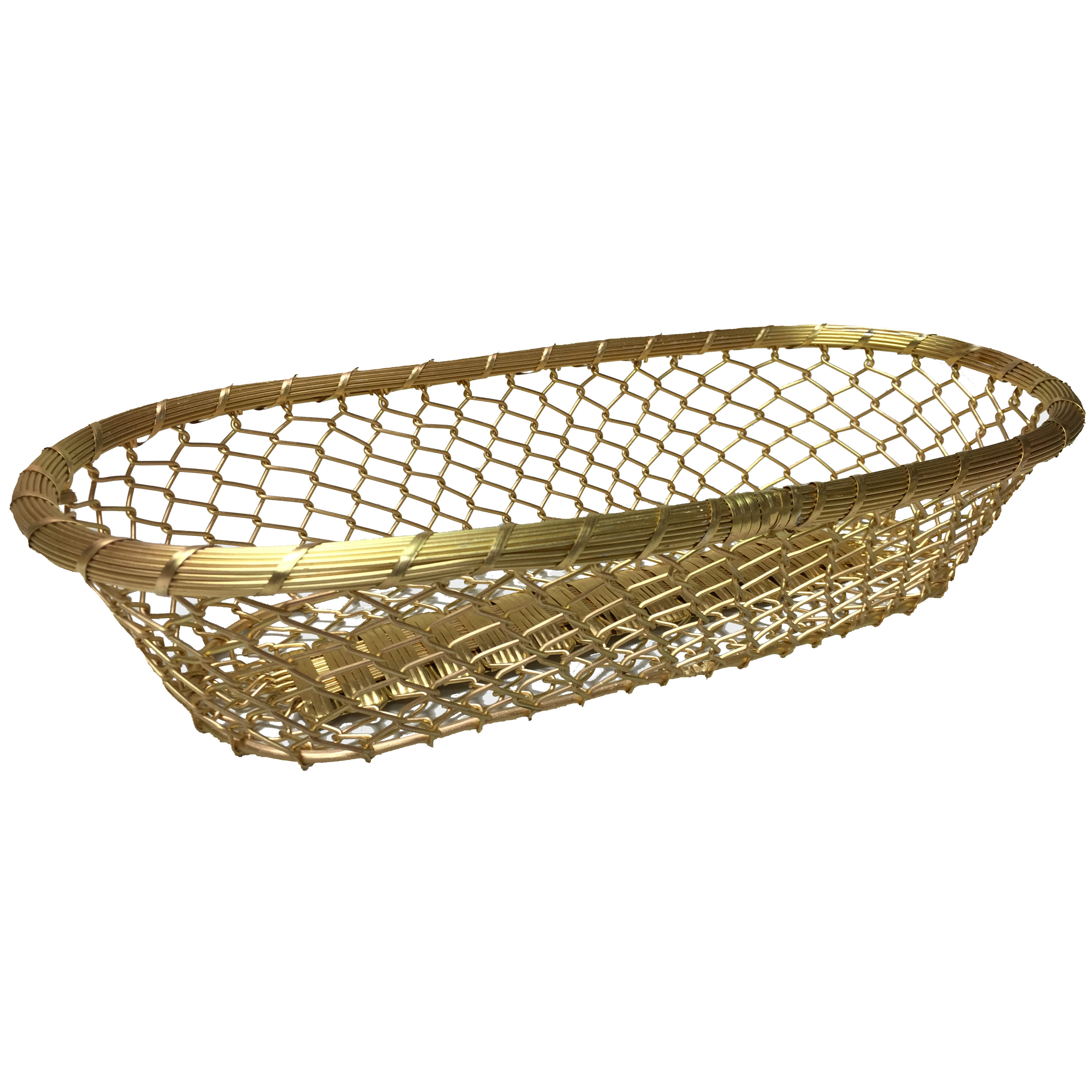 Kindwer Gilded ChainLink Metal Bread Basket & Reviews Wayfair