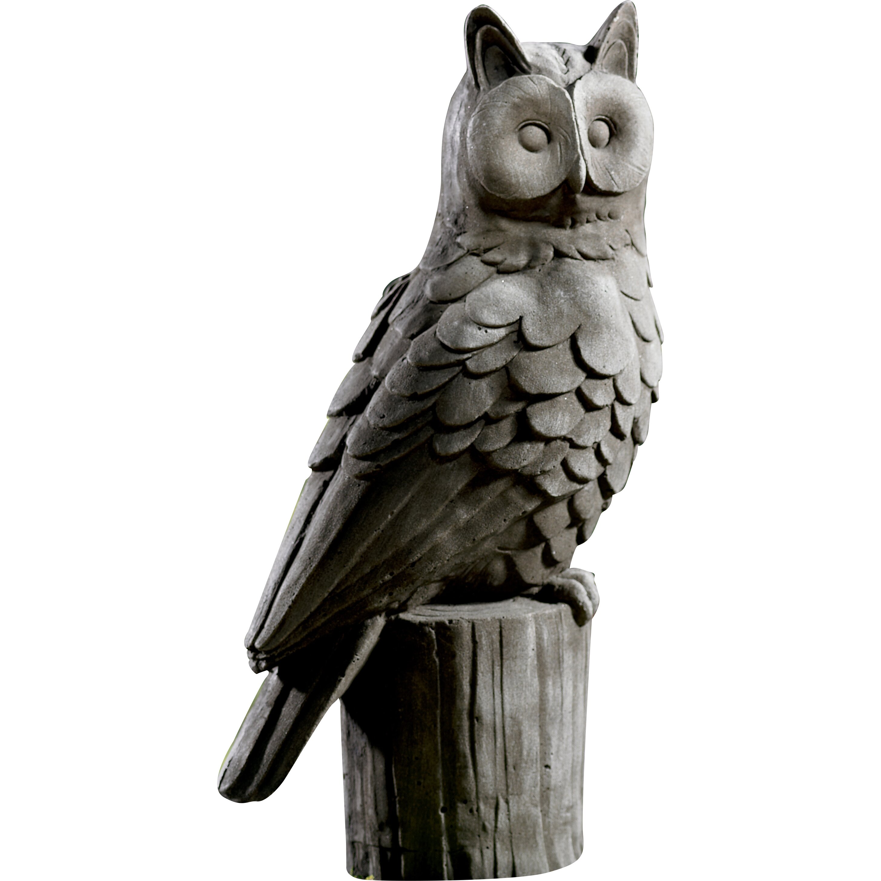 large outdoor owl statue