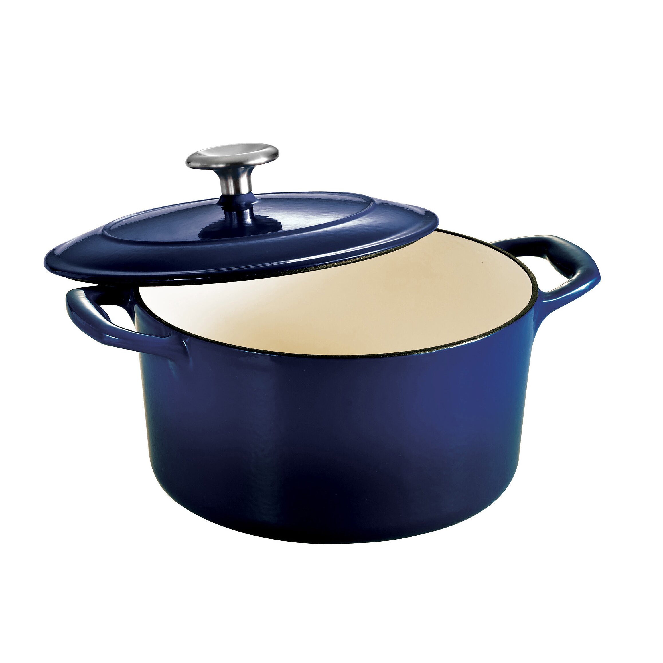 Tramontina Gourmet Enameled Cast Iron 3.5 Qt. Round Dutch Oven ...